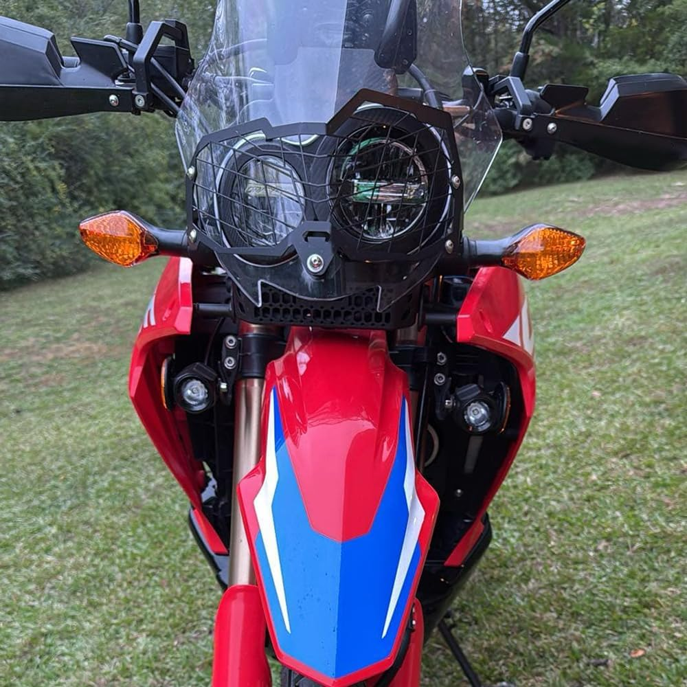 LED Auxiliary Light Kit W/Connector Compatible with Honda CRF300L Rally / CRF250L Rally (2021-Current) (Day White) image number 1