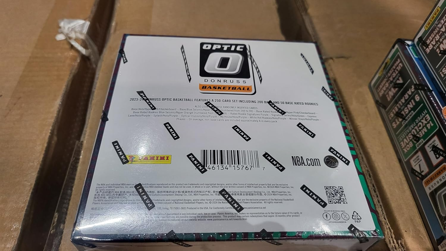 2023-24 Panini Donruss Optic Basketball Mega Box (56 Cards/Box) Hyper Parallels Sealed image number 1