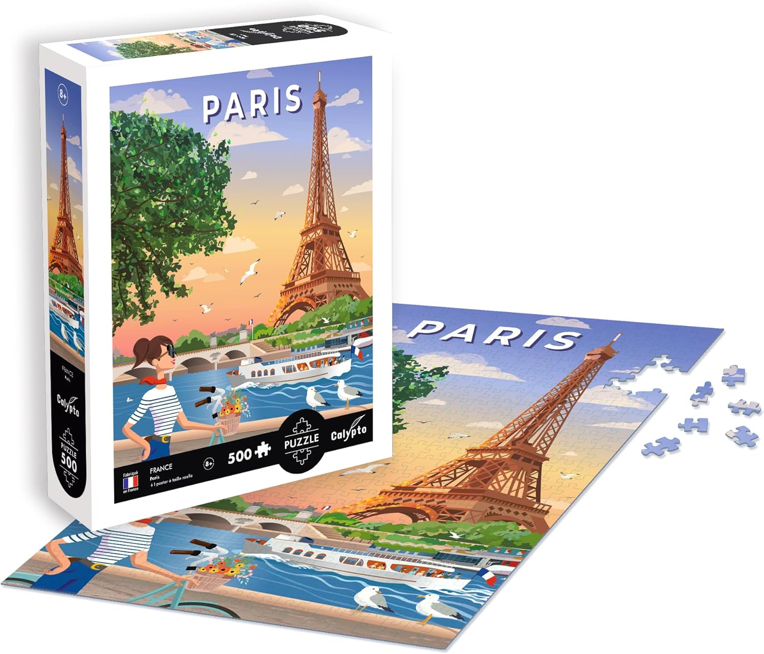 Sentosph&egrave;re - Calypto - Puzzle 500 Pieces Paris - from 8 Years - Ref 7307 image number 2