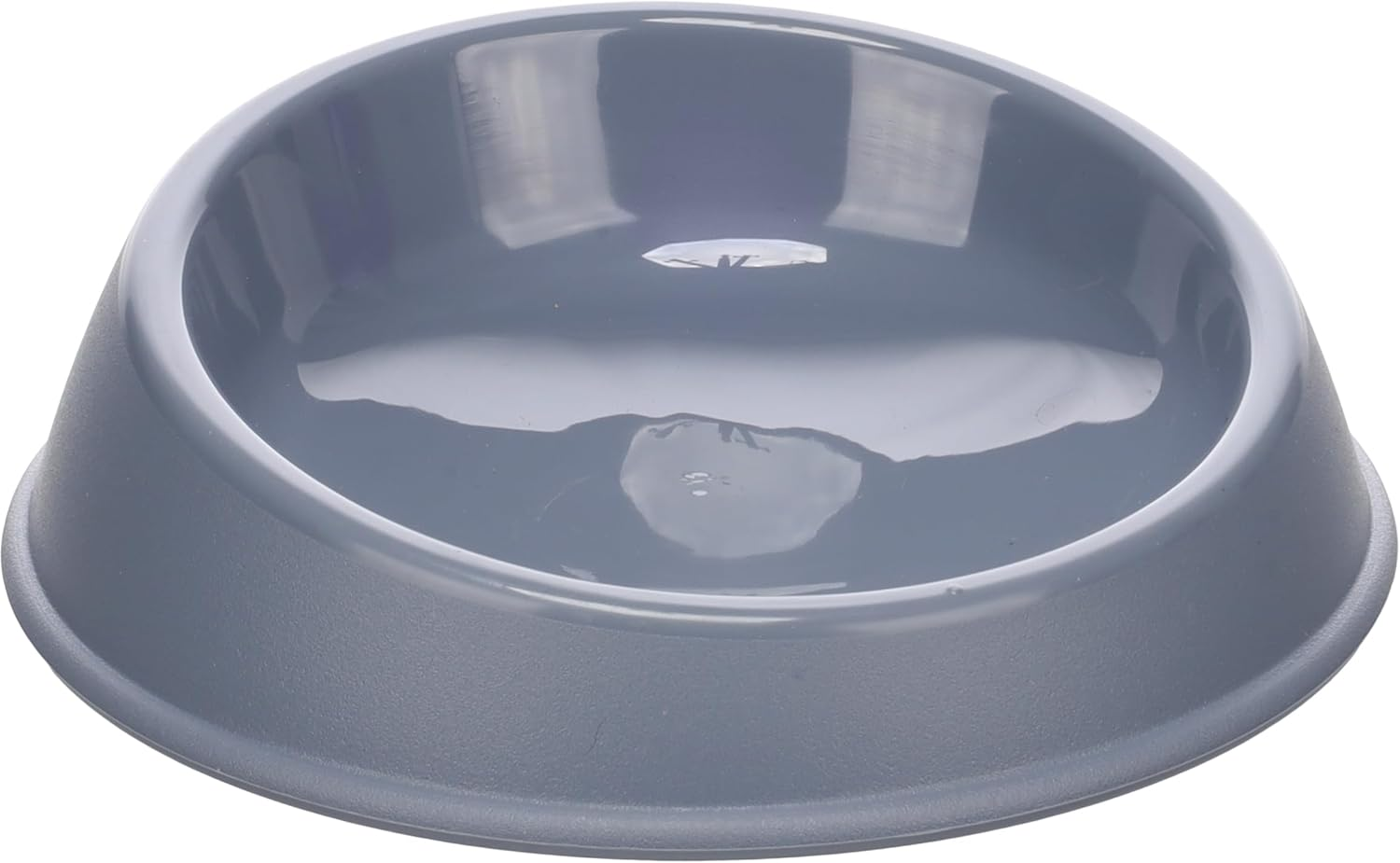 Flamingo Pandor round Grey Food and Water Bowl for Cats &ndash; 19 X 5.5 Cm 250 Ml &ndash; Durable, Practical and Elegant