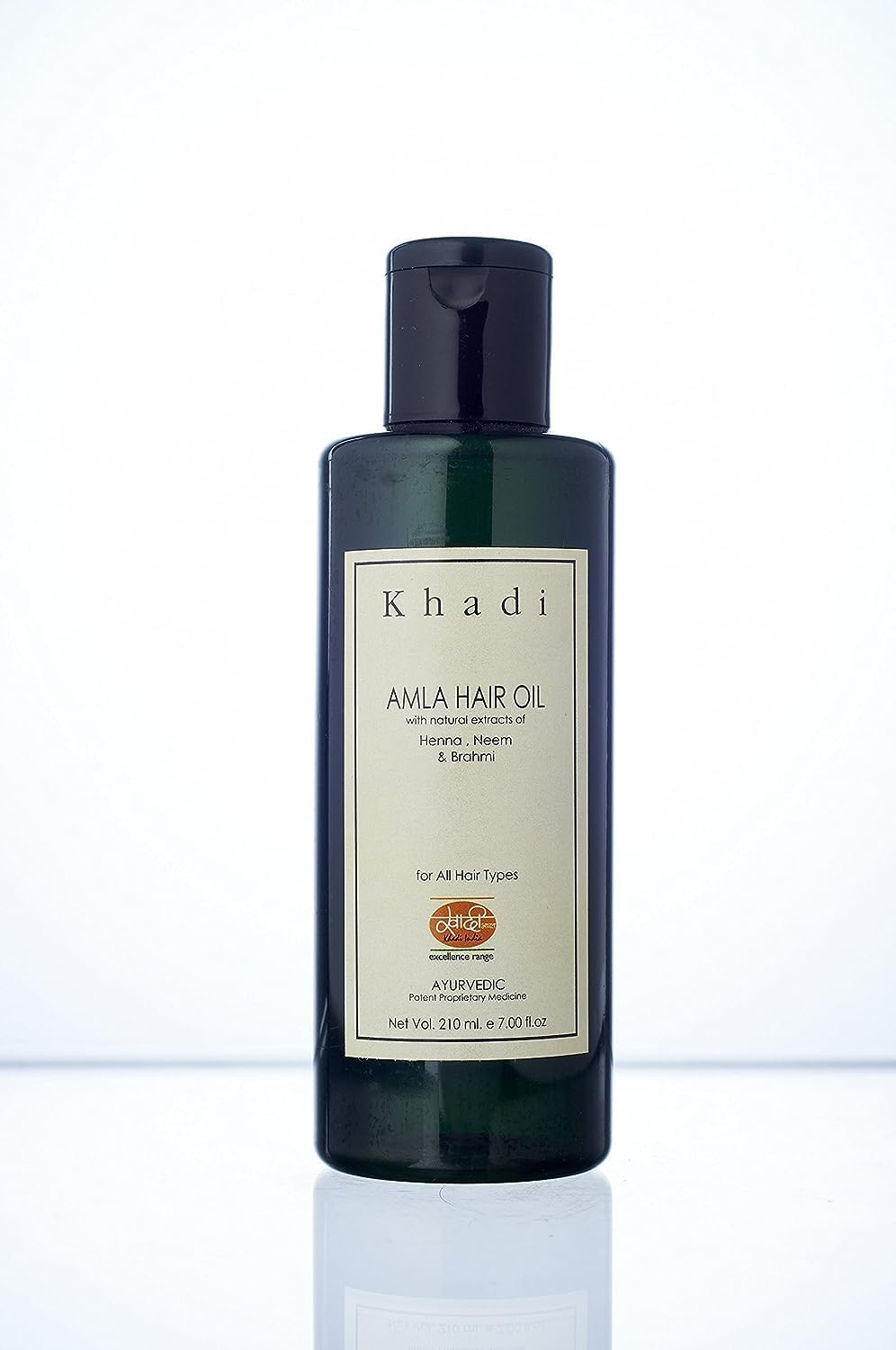 Green Velly Indian Khadi Herbal Amla Hair Oil, 210Ml