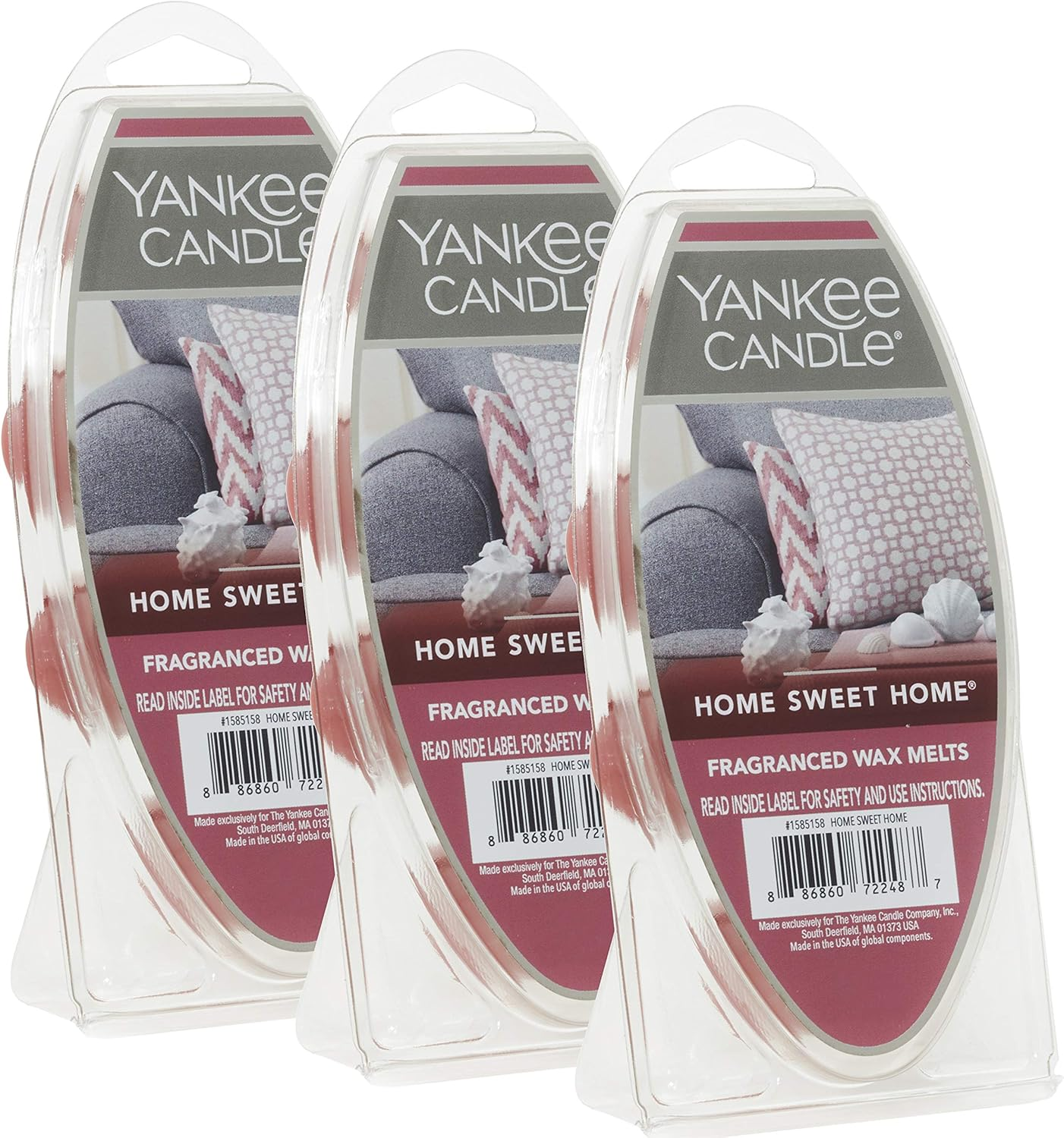 Yankee Candle Pink Sands Wax Melts, 18 in Total (3 Packs of 6), Light Pink for Candle Making and Home Fragrance image number 4