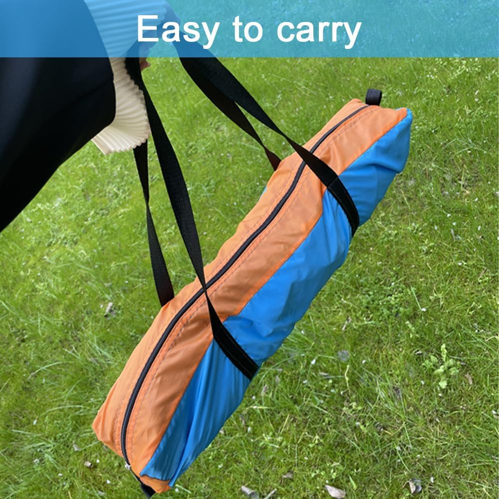 1-3 Person Camping Tent, Backpacking Tent, Easy Set up Shelter Trips Tent, Double Single Floor Dome Tent, Blue image number 4