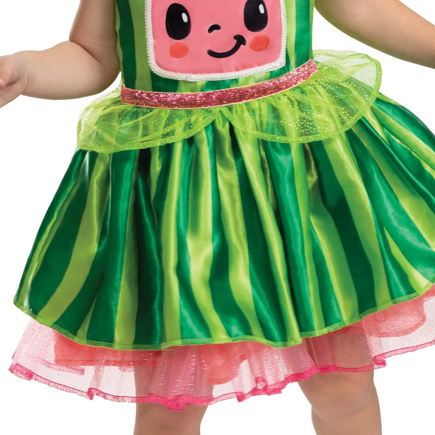Disguise Cocomelon Dress, Official Cocomelon Costume Tutu Dress, Toddler Size (2T) image number 3