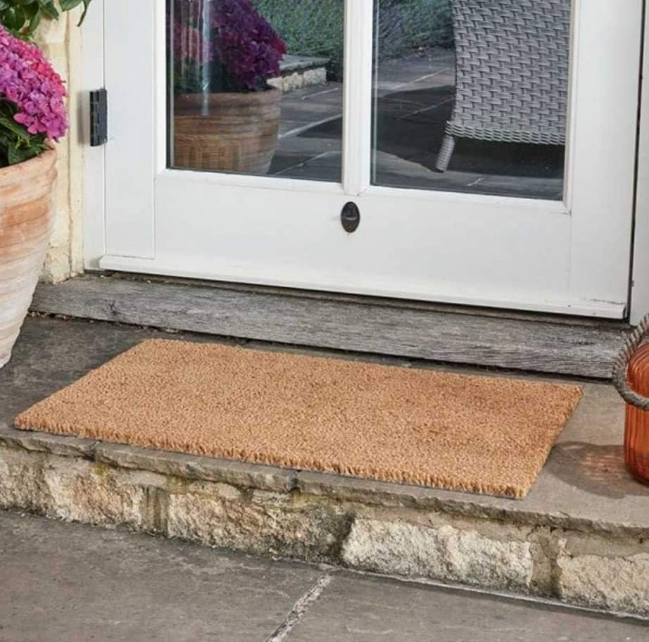 Phoena Coir Outdoor Door Mat 60Cm X 40Cm Home Decor, Indoor & Outdoor Entrance Welcome Mat with Non-Slip Rubber Backing Made from Natural Fibres image number 2