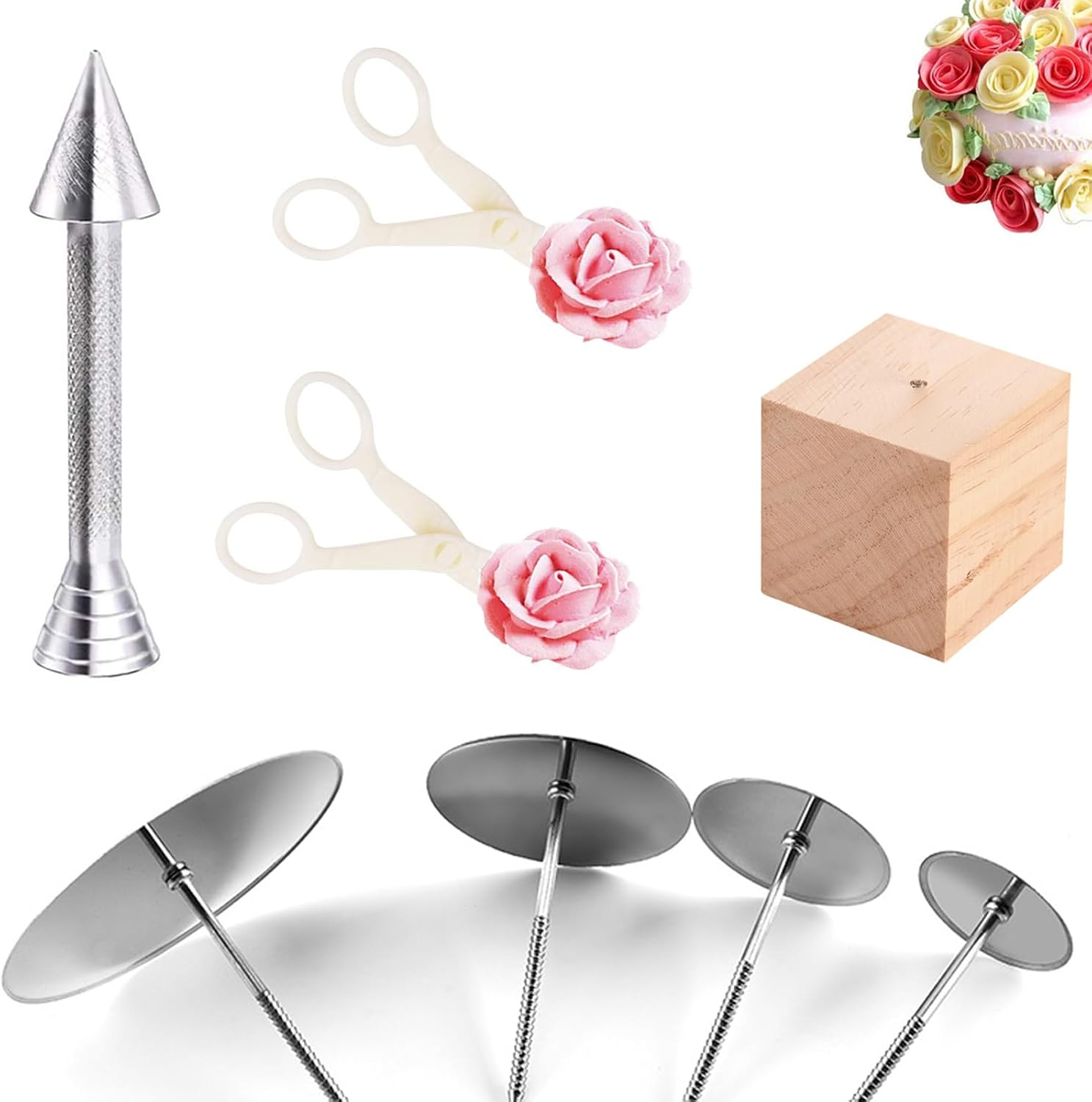 Tomuvpzn Flower Nail Set image number 6