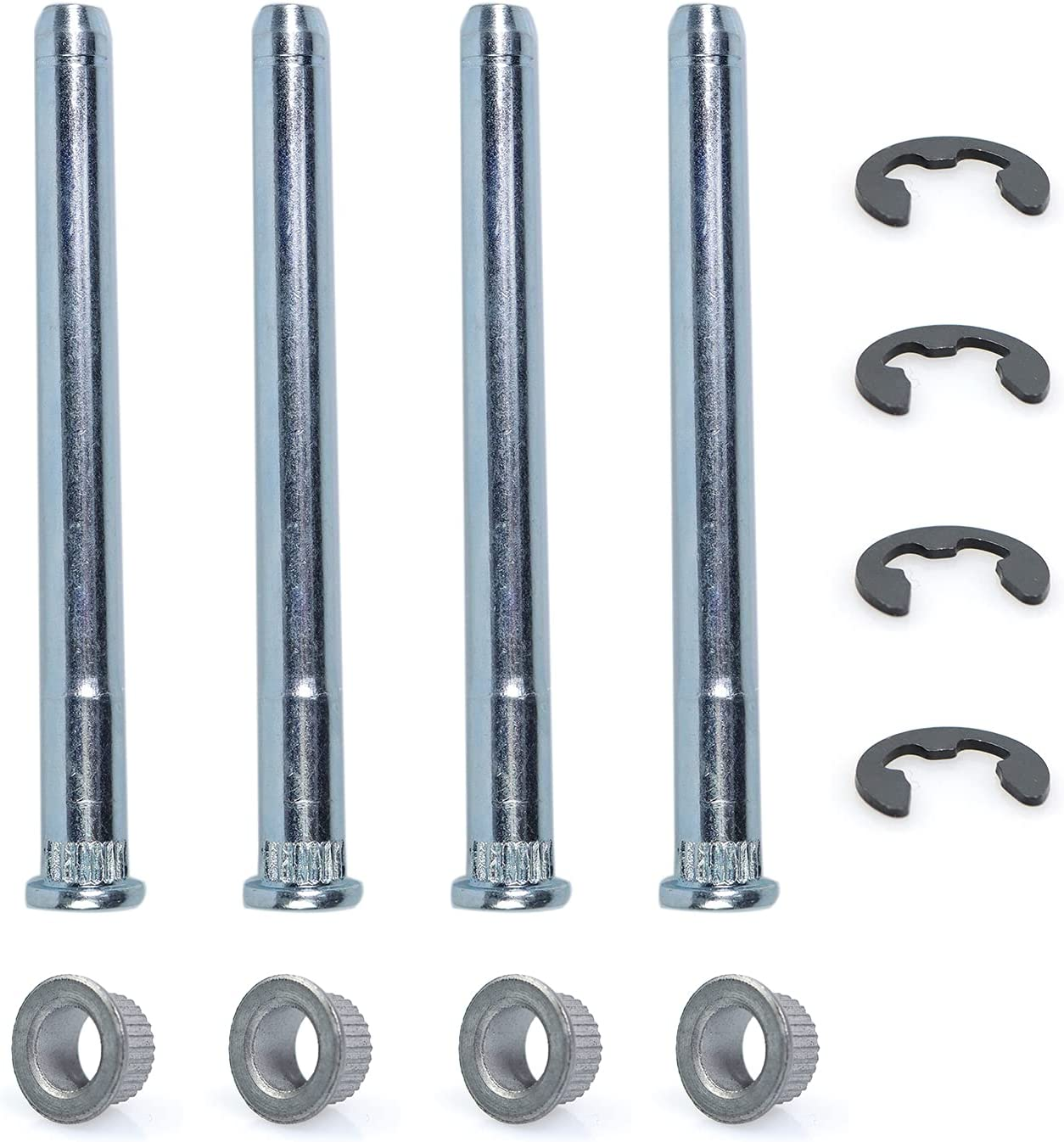 Door Hinge Pin and Bushing Repair Kits Compatible with 1988-2002 Chevy GMC C1500 C2500 K1500 K2500 K3500 Suburban Tahoe Jimmy Yukon (4 Pins 2 Door) 15685040 15562609 image number 3