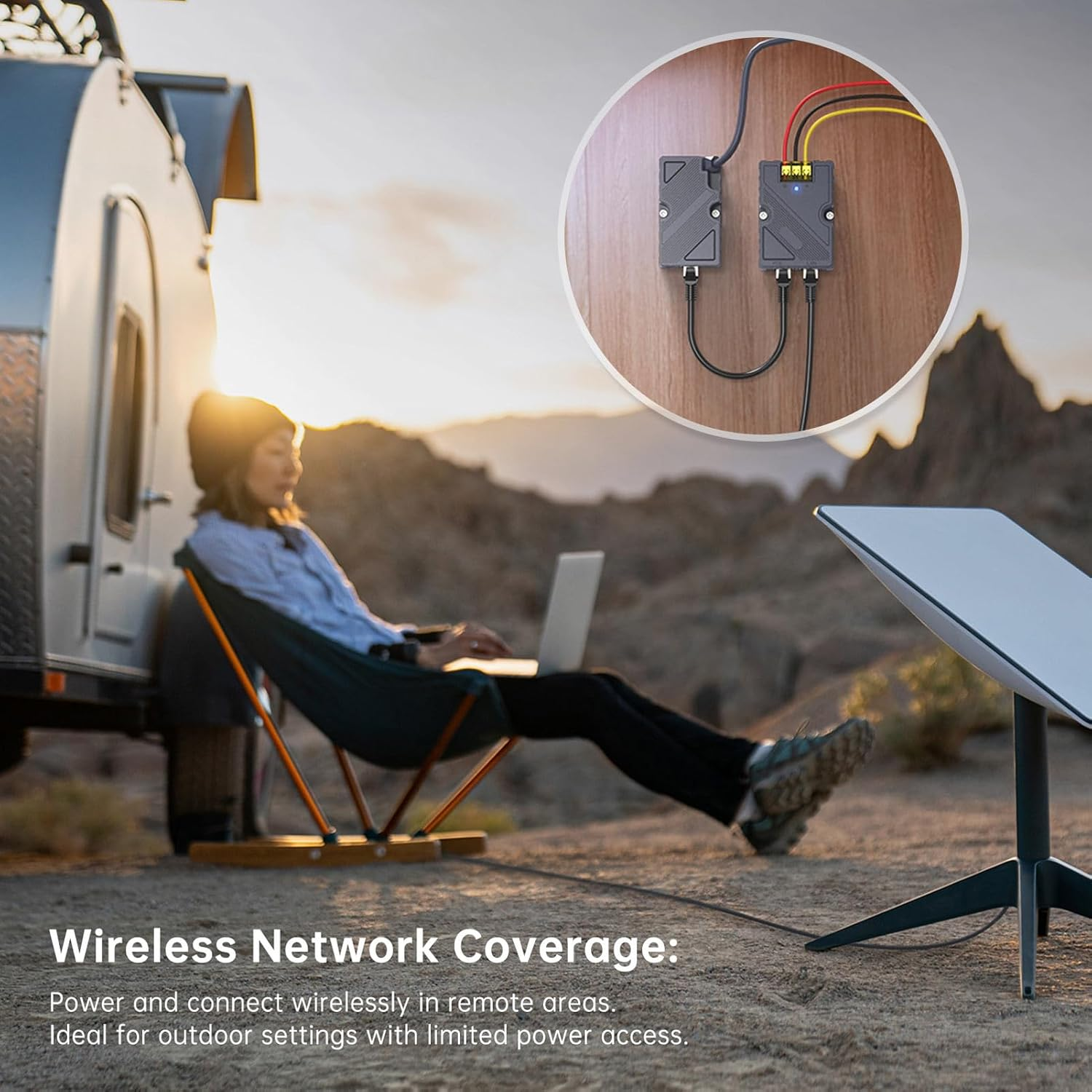 Dishy V2 RJ45 Ethernet Adapter, T568B Pinout Gigabit Cable Kit, Poe Injector Compatible, 10/100/1000 Mbps High-Speed Network Adapter for Cable