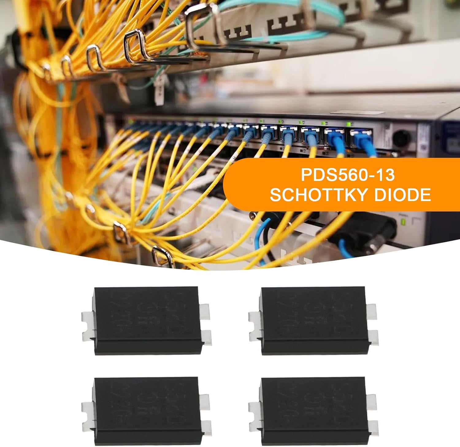 OTOTEC 5 Pcs 2 Pins Schottky Diodes Rectifiers Diode PDS560-13 Replacement Part 60 V 5Asuitable for Security Equipment, Network Communication, Powerdi 5 image number 4