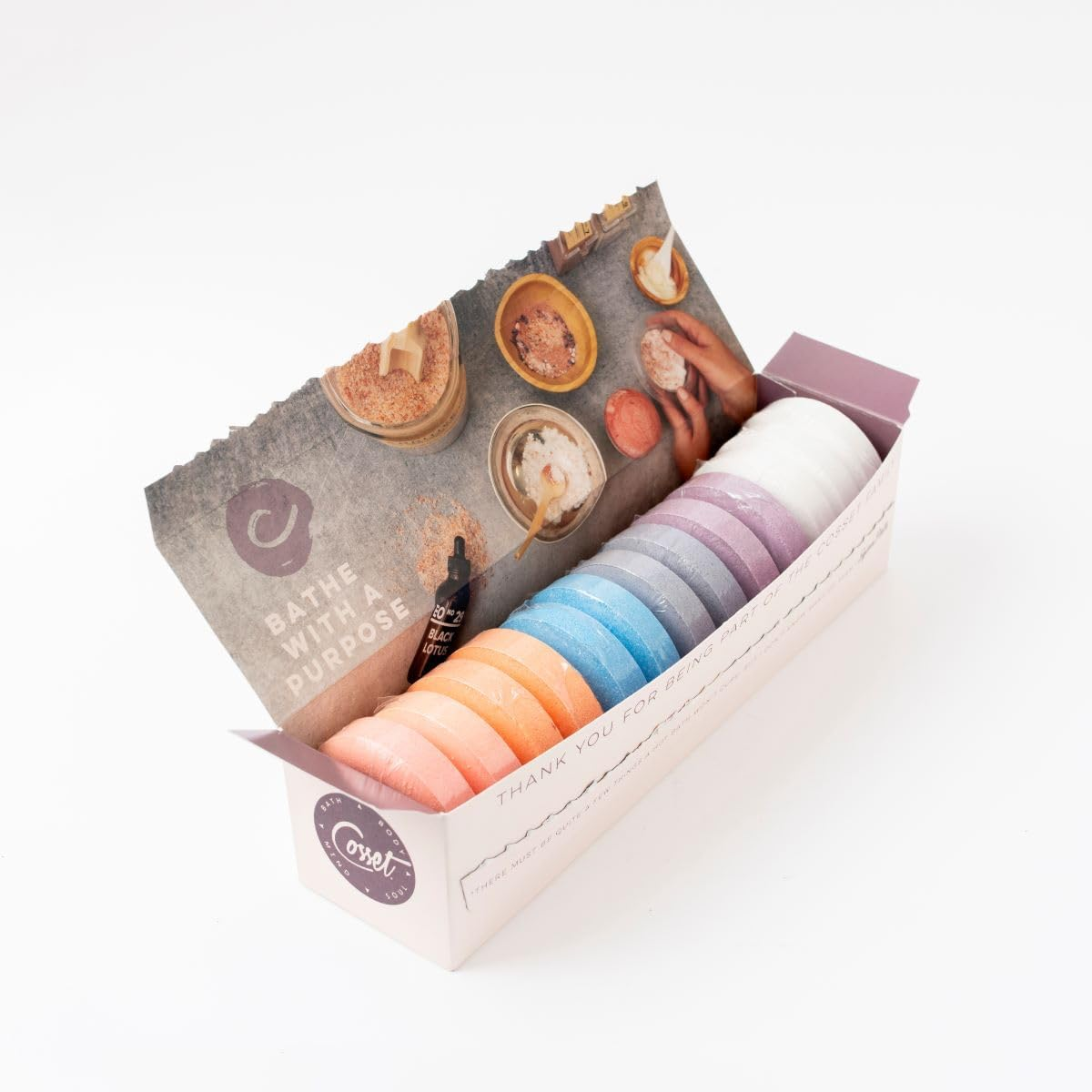 Cosset Bath Bomb - Shower Steamer Variety Pack Gift Box Bubble Bath Bombs for Women - Ideal for Relaxation and Self-Care - 13 Pcs image number 2