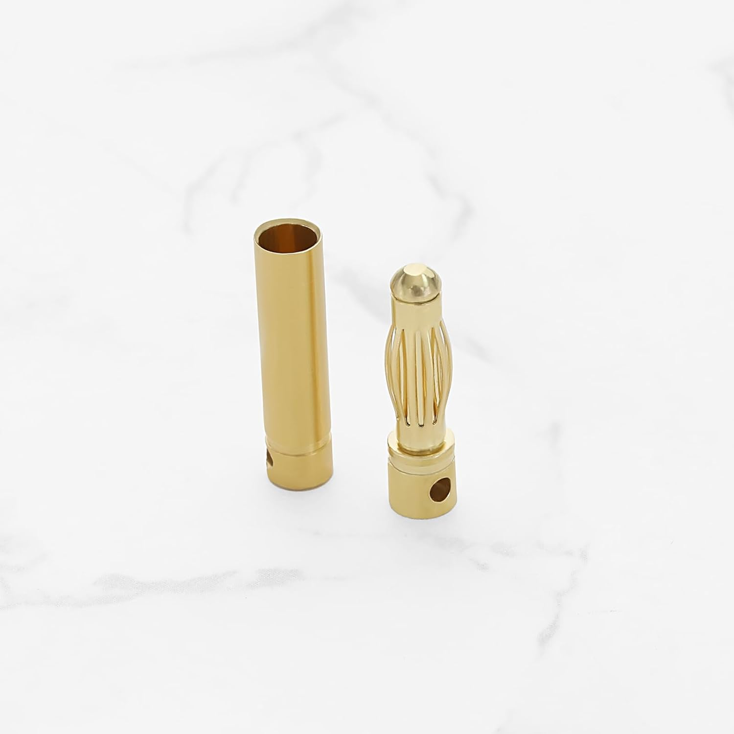 SING F LTD 40X 4Mm Banana Plug Female and Male Connector Gold-Plated Copper Material for RC Helicopter Motor, Golden image number 1
