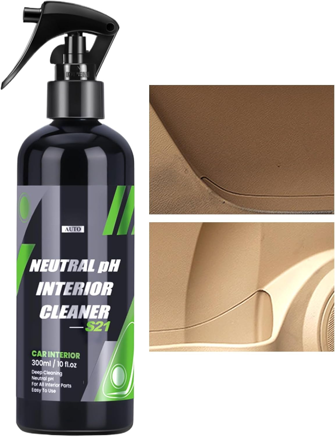 Leather Cleaner for Car Interior, Multi Purpose 100Ml Car Mat Cleaner, Auto Polish for Interior Wheel Carpet Maintenance Automotive Protection Detailing Window Dashboard