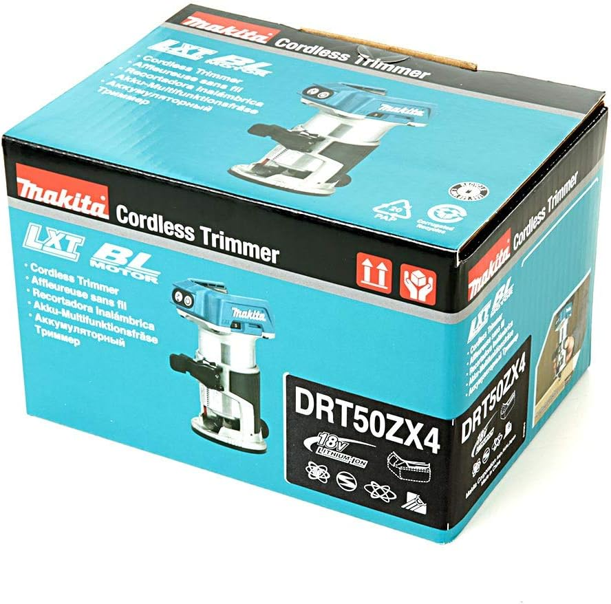 Makita DRT50ZX4 18V Li-Ion LXT Brushless Router Trimmer - Batteries and Charger Not Included image number 2