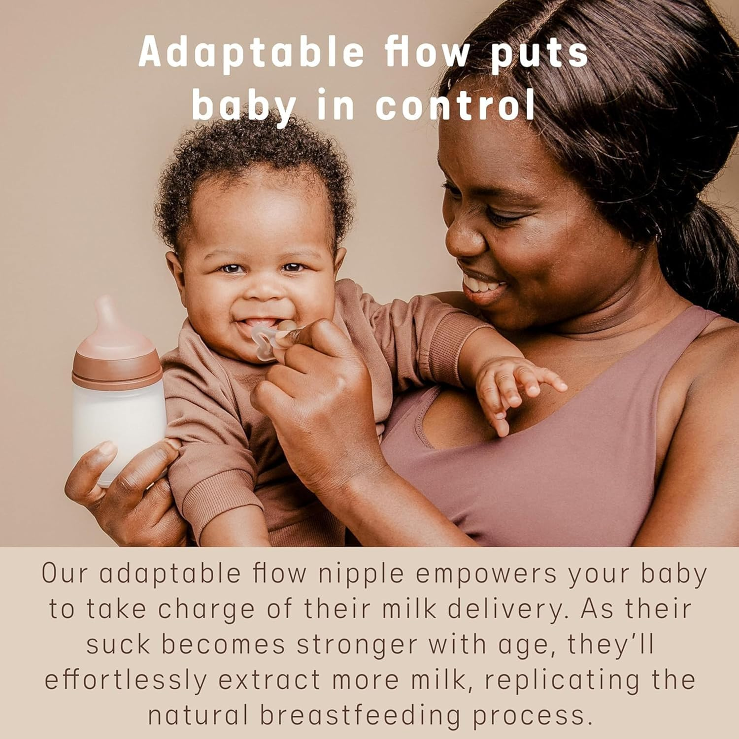 Suavinex Zero Zero Anti-Colic Adaptable (A) Flow Bottle, Pack of 2 with Adjustable Flow Teat for Newborns 0+ Months, Ideal for Breastfeeding Breast Milk and Powder, 180 Ml image number 4