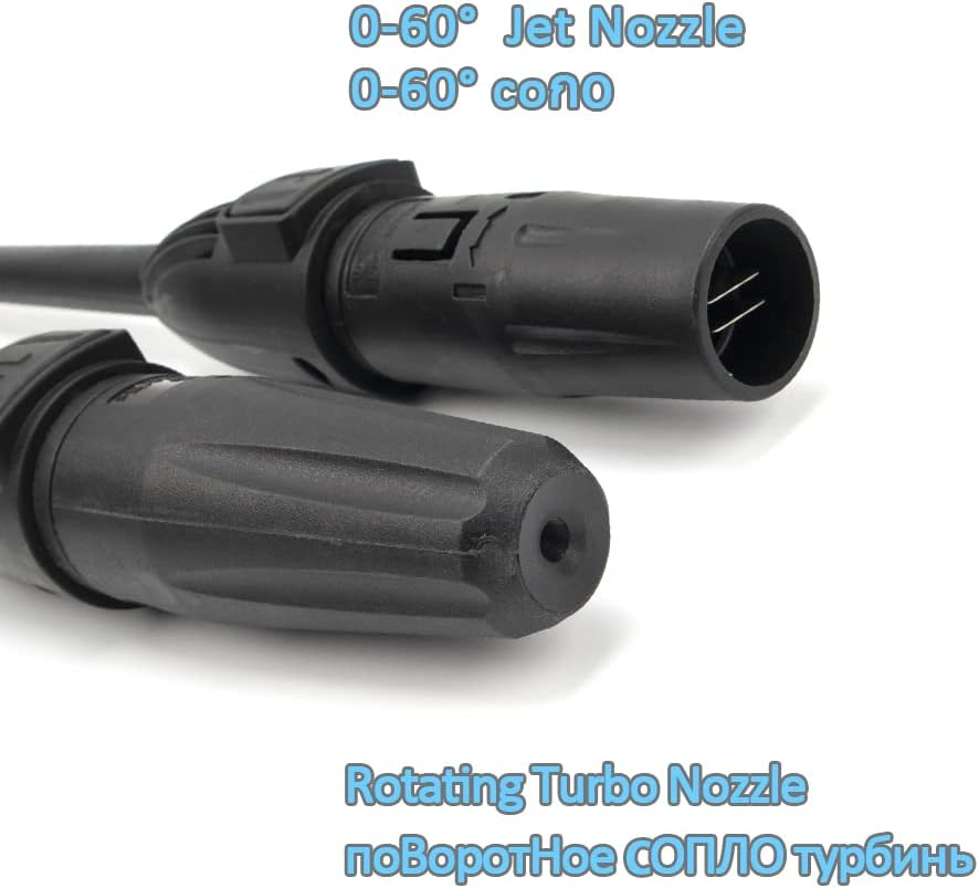 Variable Jet Lance Nozzle for Pressure Washer and Rotating Lance Nozzle Compatible with Bosch, Black & Decker, Annovi Reverberi AR, Michelin, Stanley, Mac Allister, Cecotec, Makita
