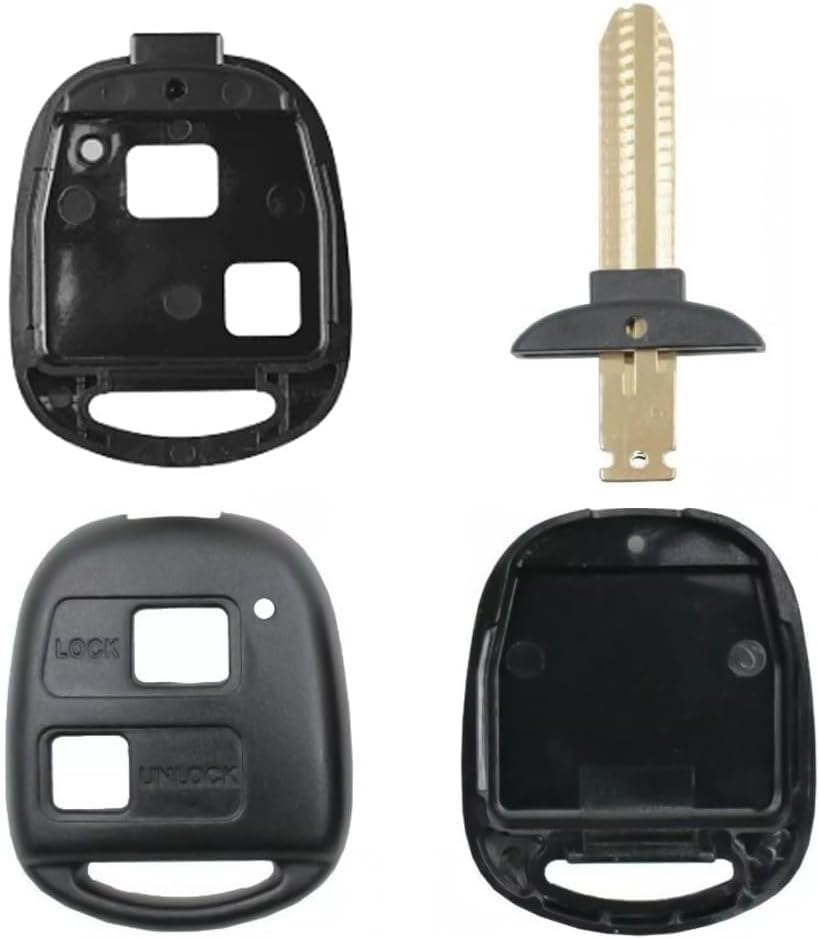 Remote Car Key Shell Suitable for Toyota Prado Avensis Corolla Rav Kluger Tarago
