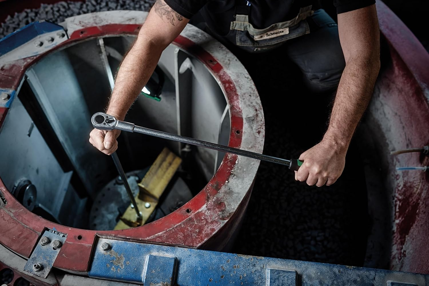 STAHLWILLE 532/2, Extremely Robust 1/2 Inch Ratchet with 2K Handle, Length 612 Mm, for More Torque, Made in Germany image number 2