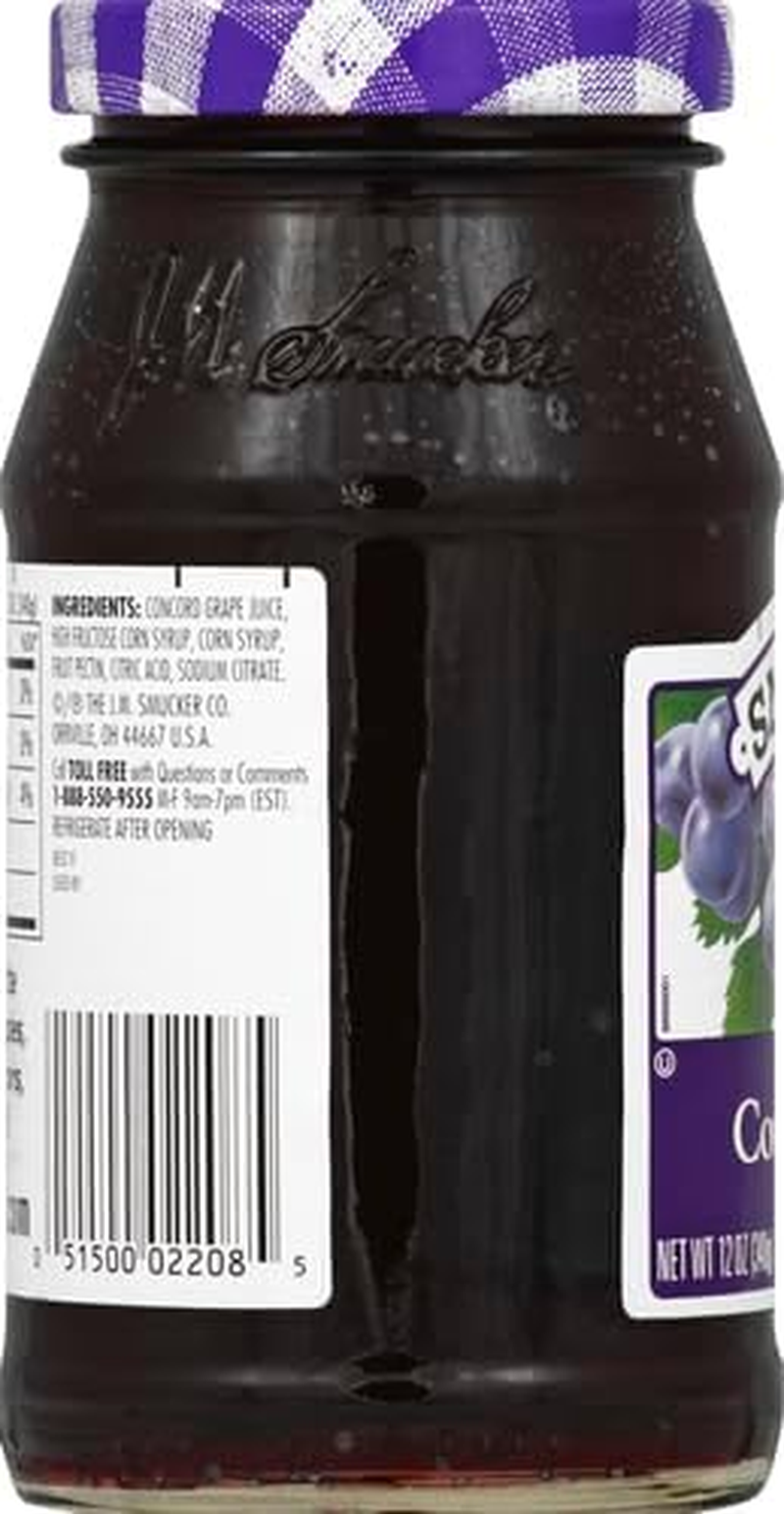 Smucker'S Concord Grape Jelly - Glas (340G)