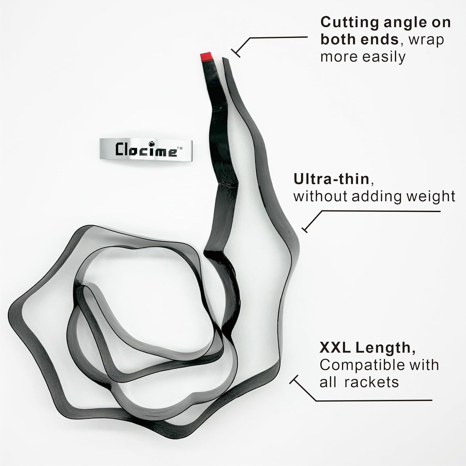 Anti Slip Tennis Overgrip, Racket Grip Tape for Tennis, Padel, Badmintion, Pickleball Racket, 6-Pack image number 3