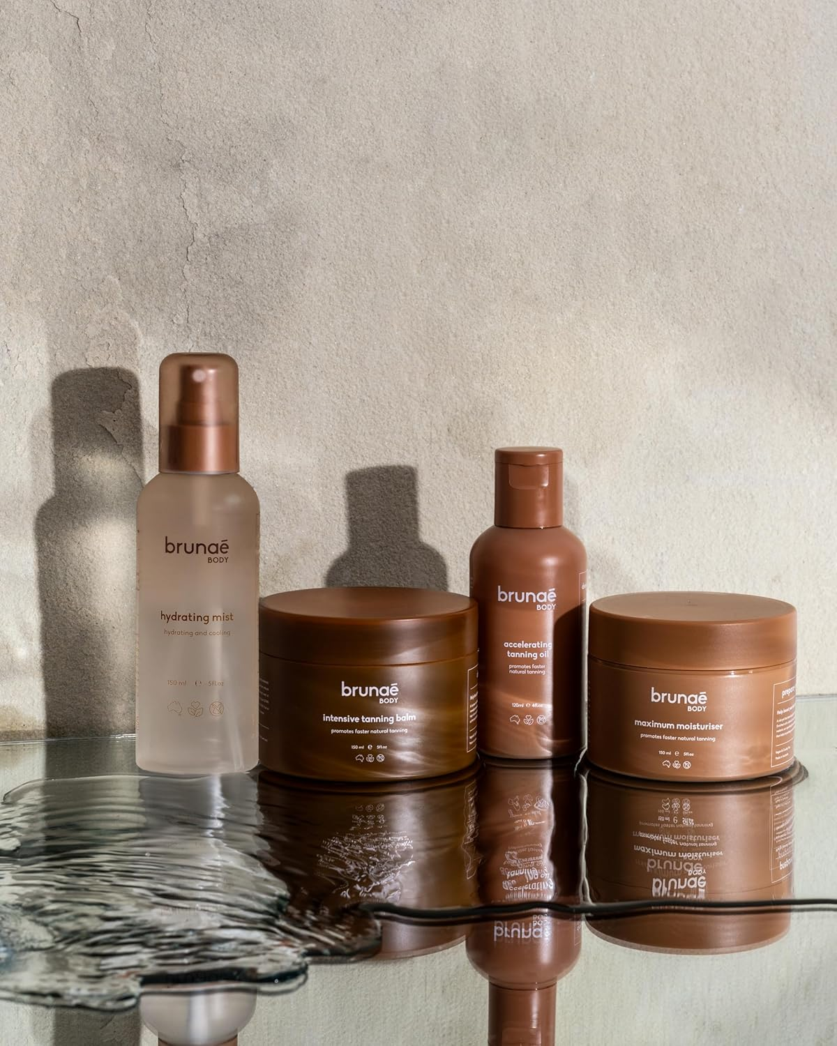 Complete Glow Bundle - 3-Step Tanning System for a Faster, Darker Tan - Moisturiser, Tanning Oil, Balm & Hydrating Mist image number 4