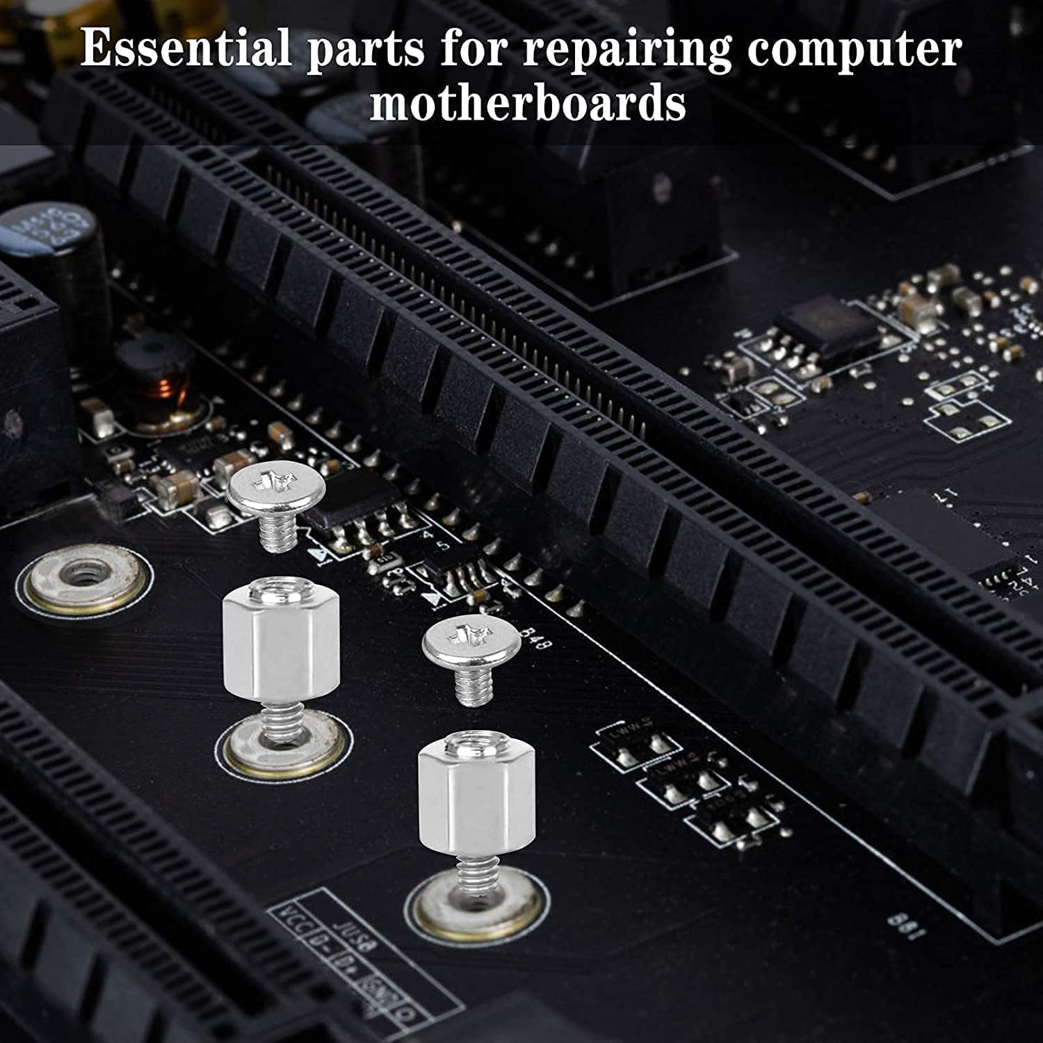 32 Pcs SSD Screw,M.2 Nvme SSD Screws + Spacers,Screws for Asus Motherboard M2 Nvme SSD Installation Maintain(With Screwdriver) image number 1