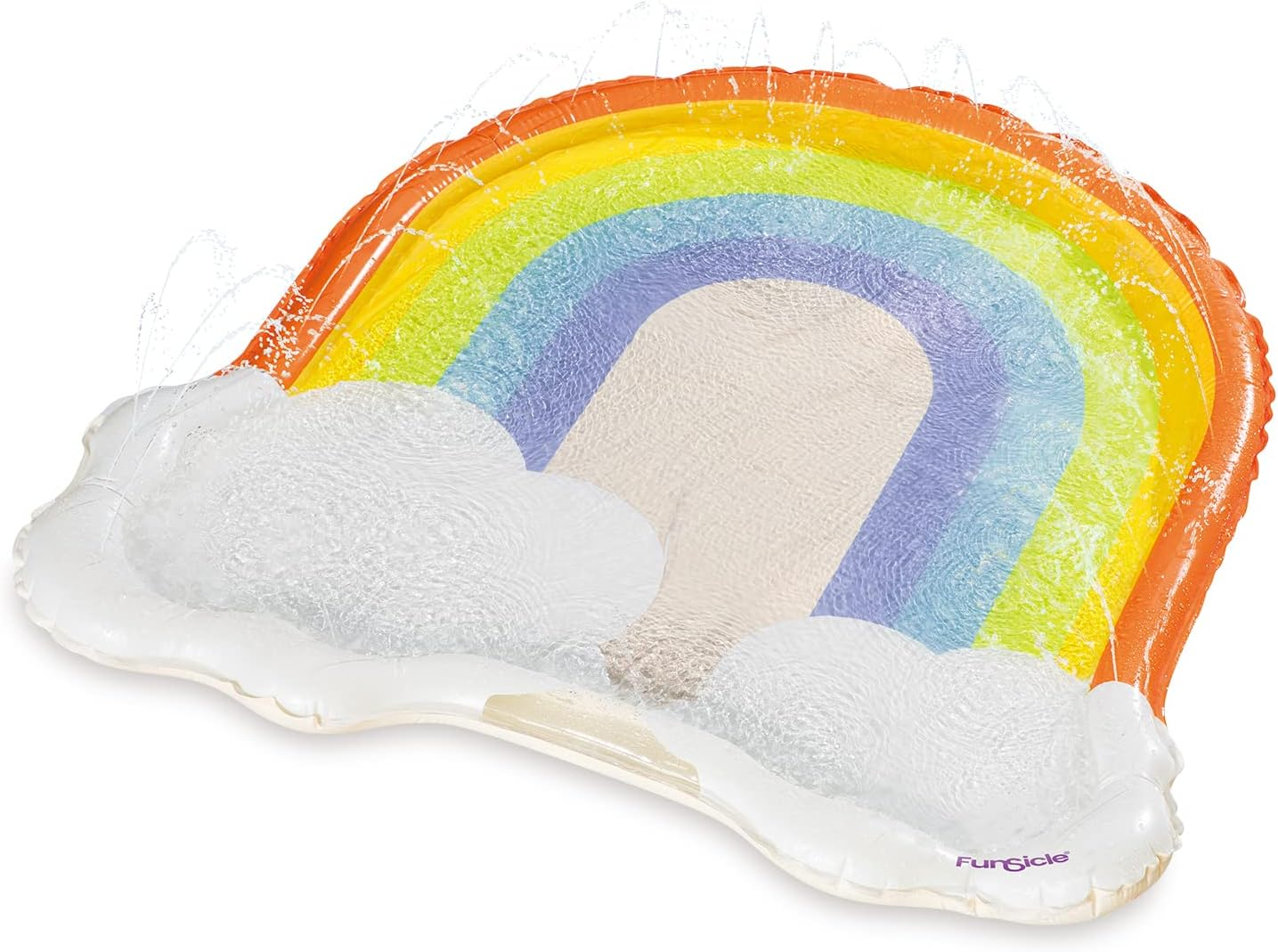 Funsicle 5 Ft Rainbow Funspray Kids Splash Mat with Sprayers for Above-Ground Pool image number 2