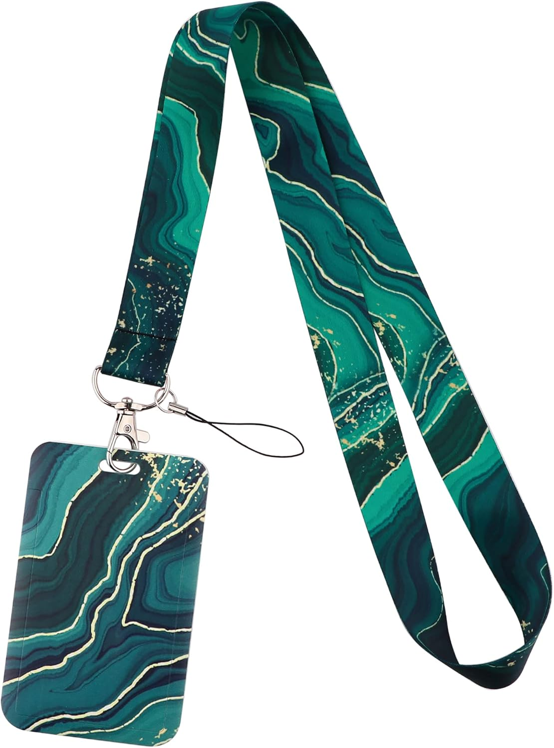 Bee Lanyard with Card Holder Set for Neck Keys School Kids ID, Cute for Men Women Business