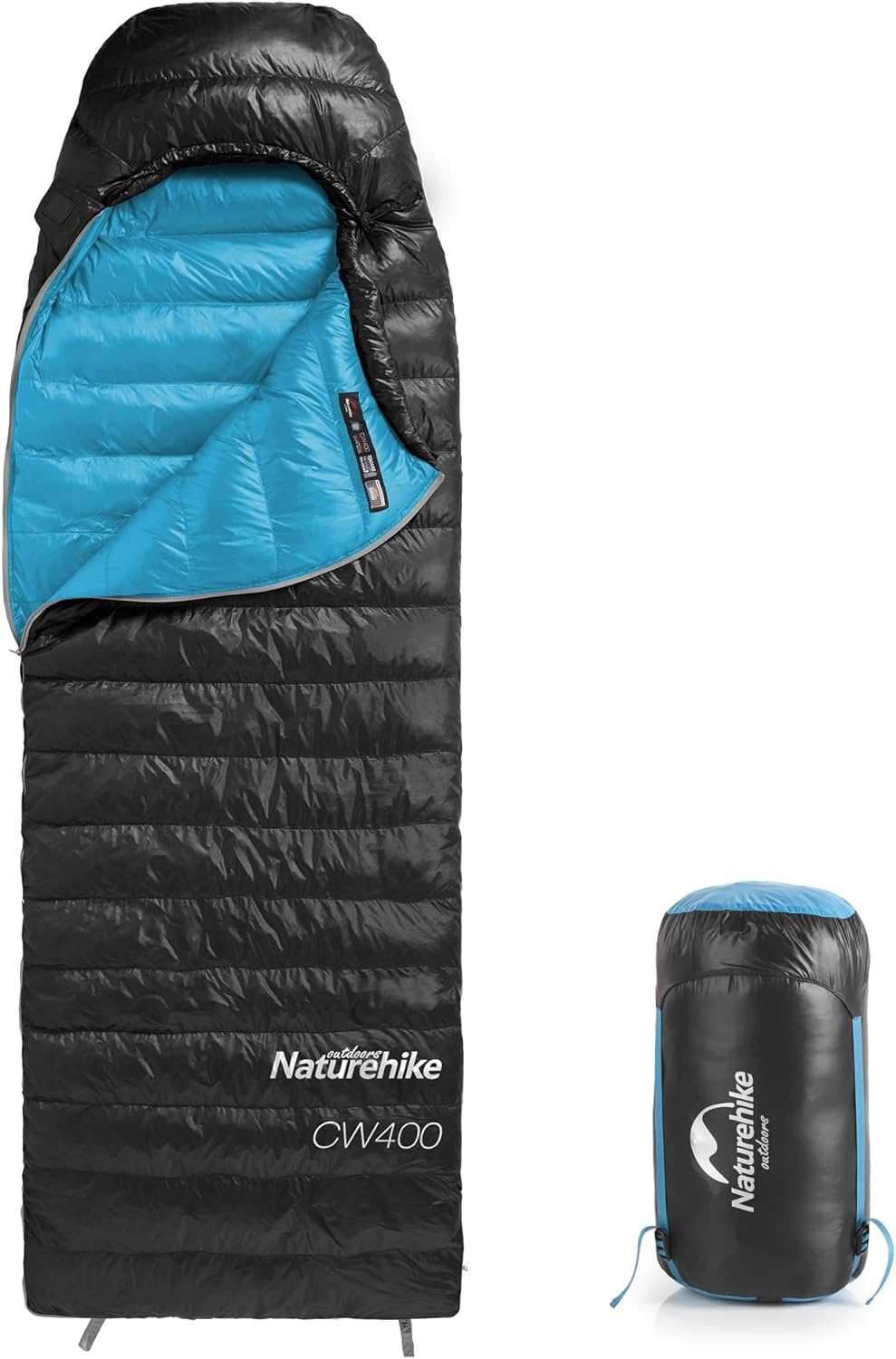 Naturehike down Sleeping Bag Ultralight Portable Compact Winter Sleeping Bag for Adults and Children Outdoor Camping, Hiking and Traveling