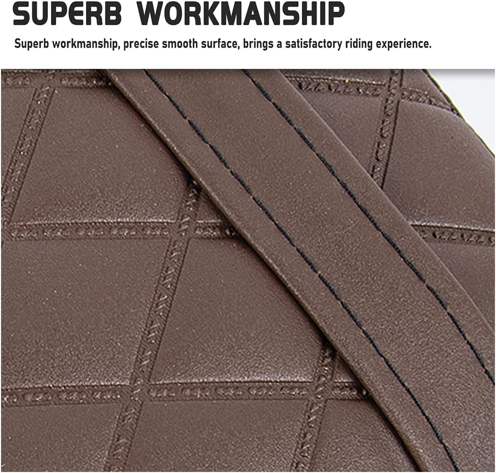 Motorcycle Cruiser Replacement Seats Front Driver Rider Seat Cover Cushion Saddle Pad Soft Leather for H.Onda Rebel CMX 500 300 CMX300 CMX500 Rebel500 2017 2018 2019 2020 2021 2022 2023 (Front-Black) - Rear-Black image number 3