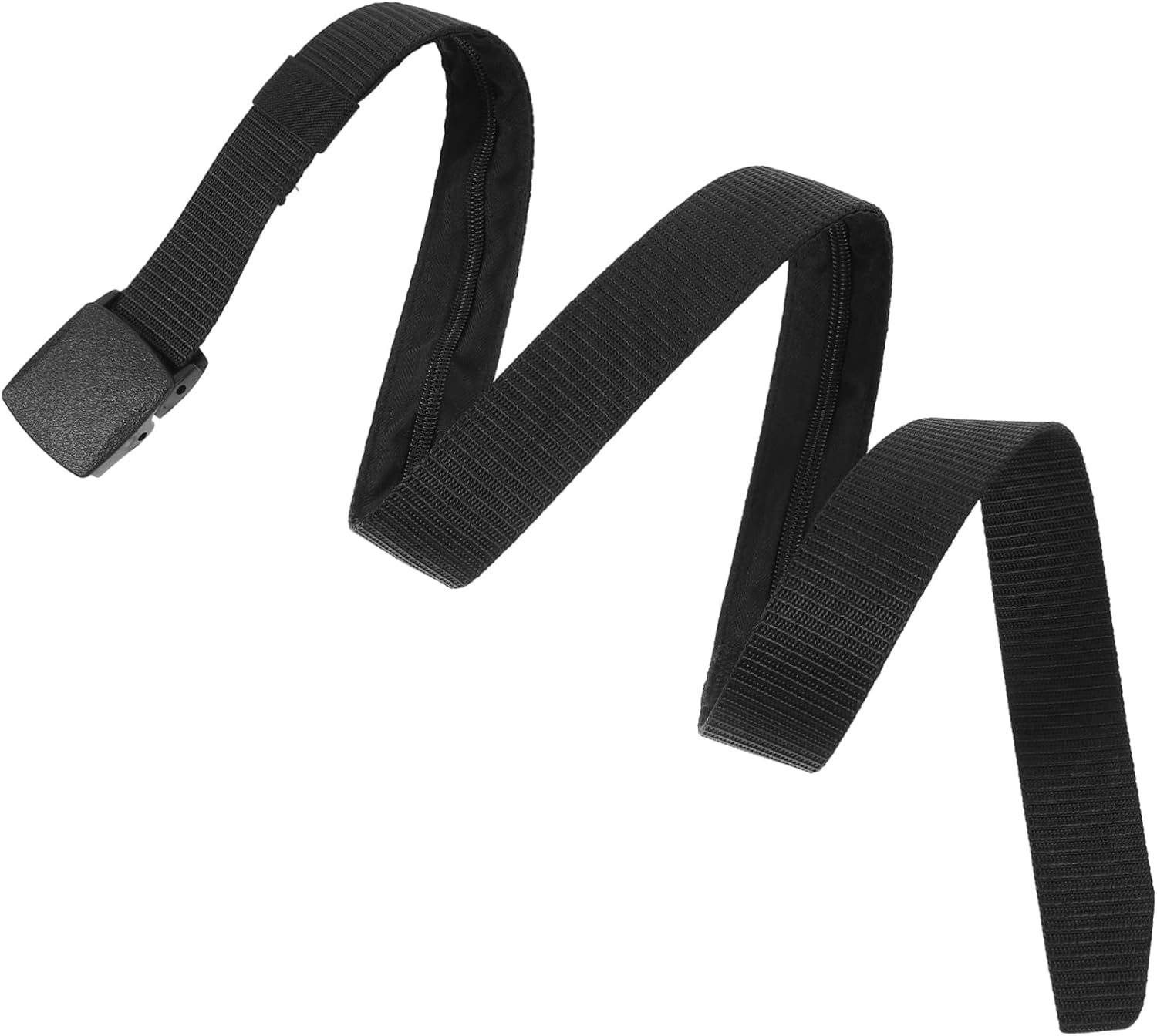 COOLHIYA Hidden Money Belt for Travel Men and Women, Cash Storage Waistband Concealed Compartment, Lightweight and Portable Security Travel Belt image number 4