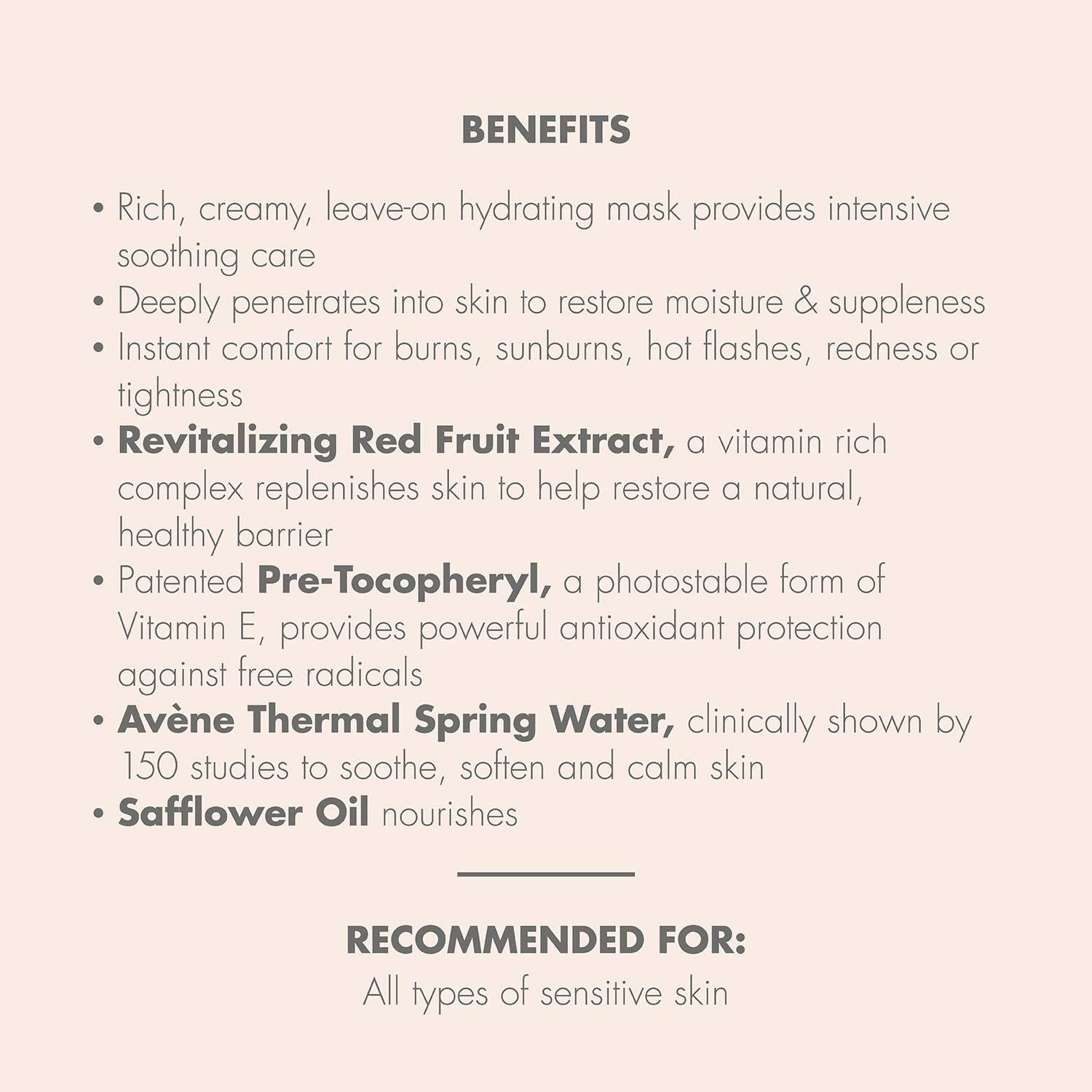 Av&egrave;ne Soothing Radiance Mask 50Ml image number 5