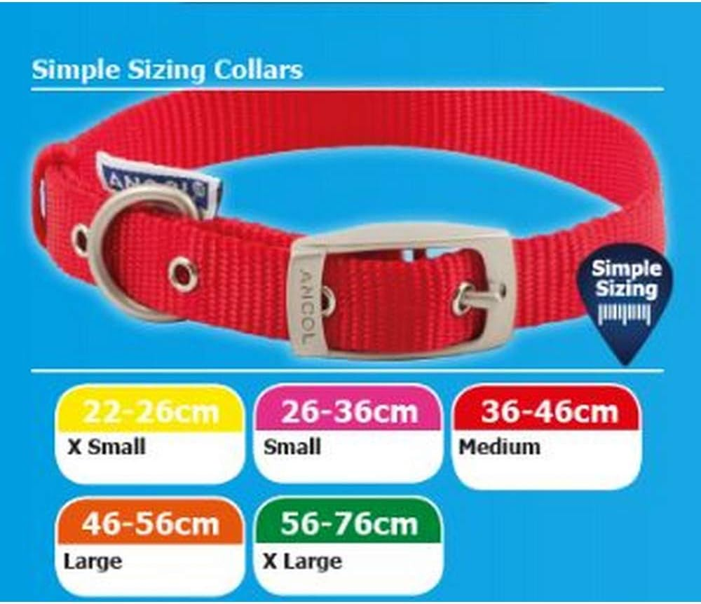 Ancol Heritage Nylon Padded Dog Collar, X-Large, Black image number 4