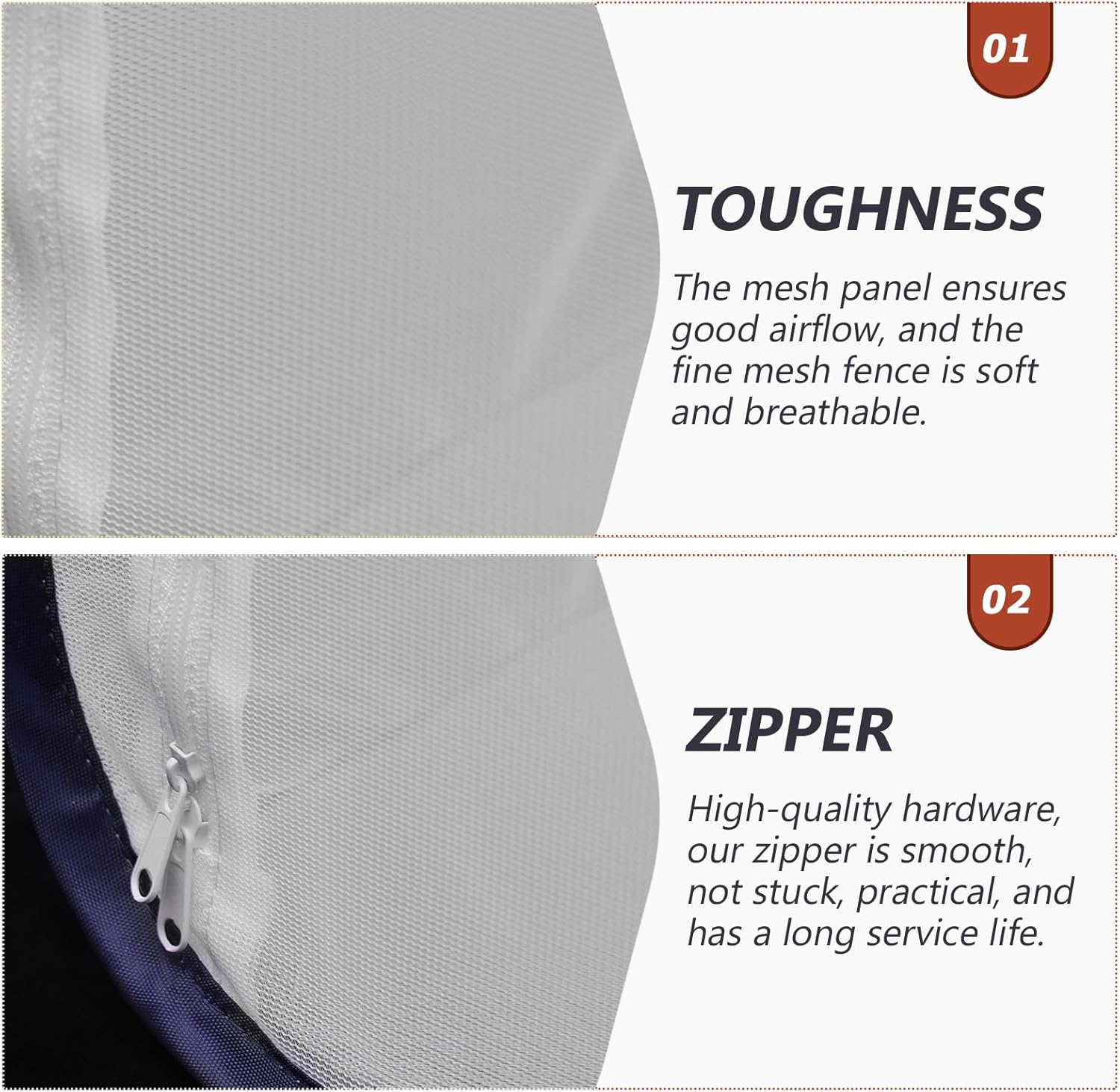 ULTECHNOVO Foldable Insect Mesh Cage 11.81X11.81X11.81In Butterfly Habitat with Breathable Mesh Panels and Side Zipper Door for Easy Feeding and Observation