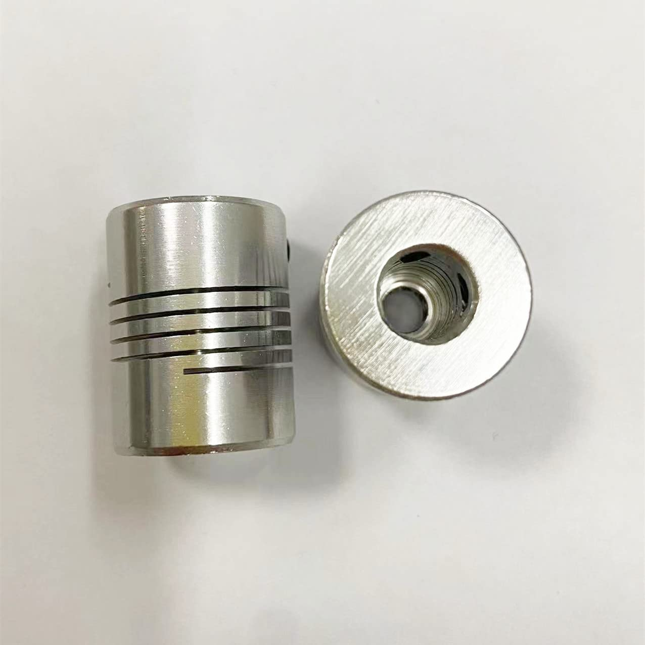 Ruimou 5PCS 5Mm X 8Mm Aluminum Flexible Shaft Coupling Od19Mm X L25Mm CNC Stepper Motor Coupler Connector image number 2