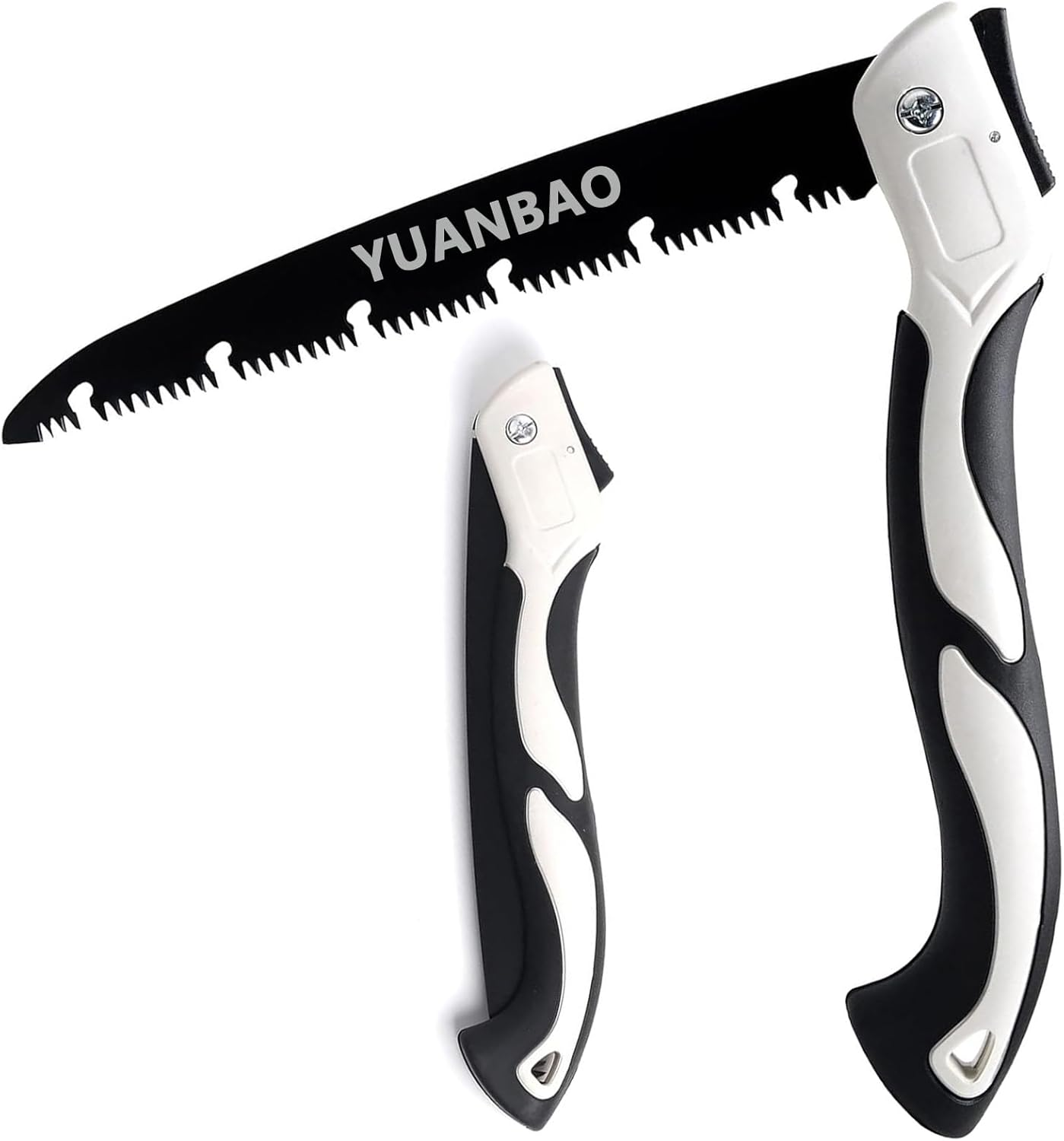 12 Inch Folding Saw, Pruning Hand Saw for Wood Cutting, Garden Pruner with SK5 Curved Blade, Triple- Cut Razor Teeth, Foldable Handsaw for Tree Trimming, Camping, Gardening and Carpentry image number 5