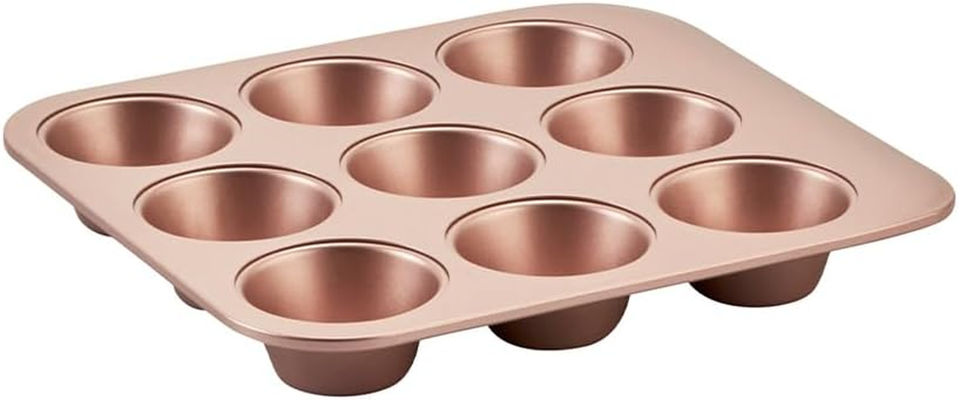 Wiltshire 9 Cup Stackable Muffin Pan, Rose Gold &ndash; Non-Stick Bakeware with 100% PFOA & Ptfe-Free Surface, Dishwasher Safe, Oven Safe to 220&deg;C, Durable and Easy to Clean image number 1