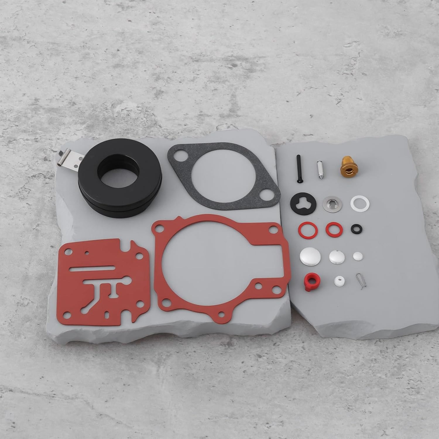 VGOL Outboard Carburetor Repair Kit 392061 398729 396701 Compatible with Johnson Evinrude 35HP 45HP 50HP 60HP 70HP 75HP