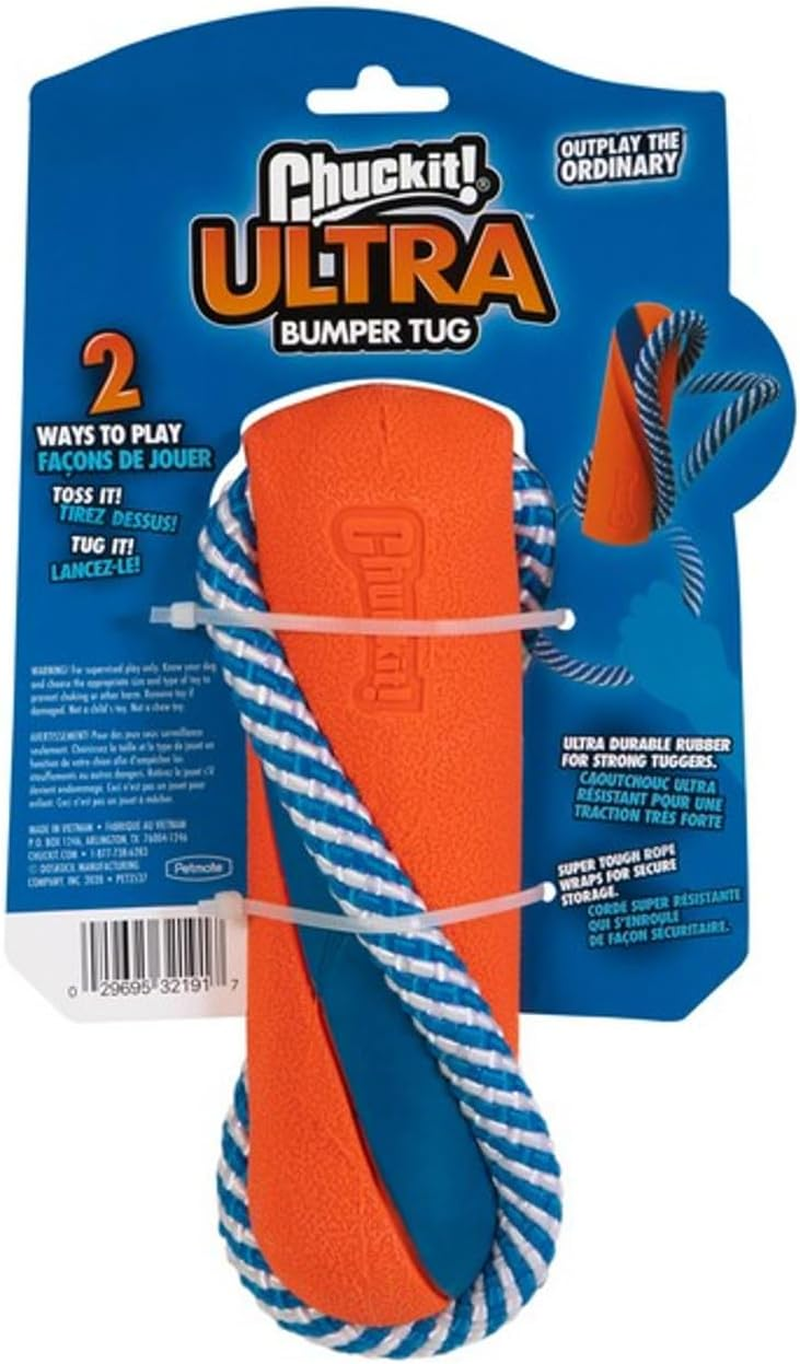 Chuckit! Ultra Bumper Tug Dog Toy,Orange,Medium image number 4