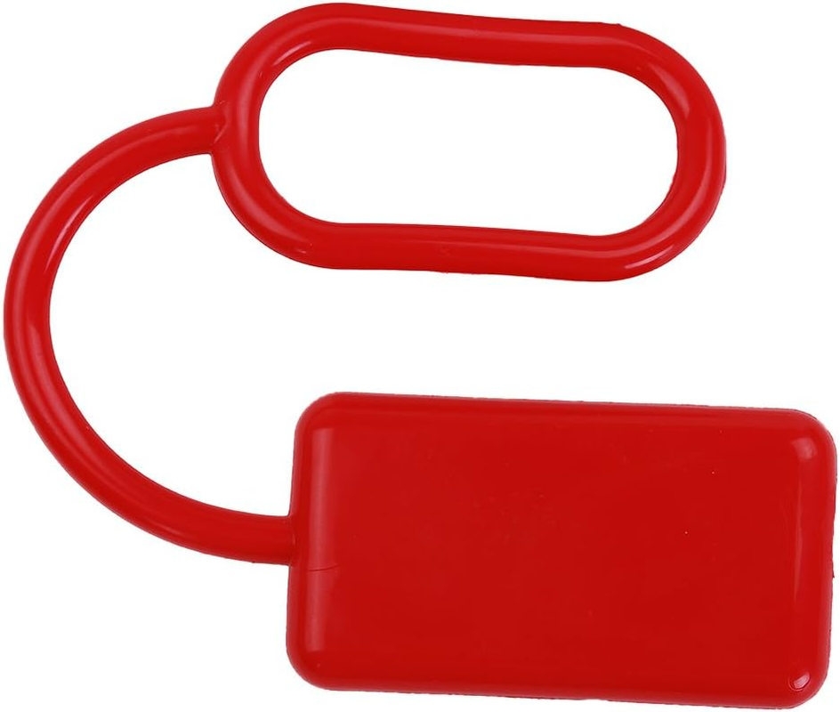 Safercctv (Pack of 2) 175A Connector Dust Cover Soft Cover Anderson Connector Cover for Anderson 175Amp DC Power Connectors image number 6