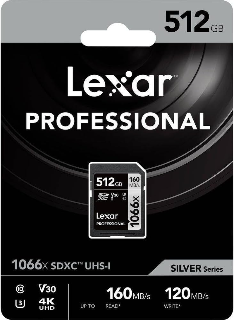 Lexar Professional 1066X SDXC SD Card, 512 GB Capacity image number 2