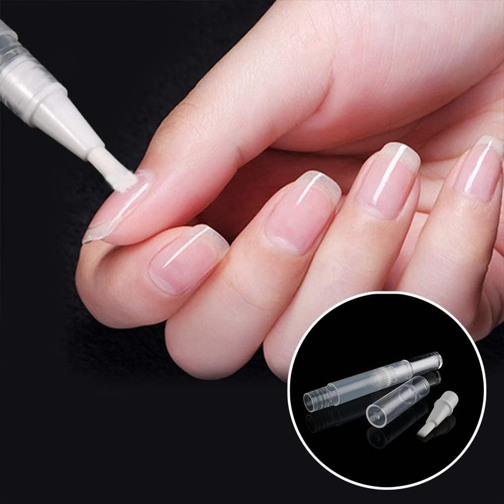 6Pcs 3 Ml Transparent Twist Pen,Transparent Twist Pen Empty Nail Oil Pen Brush,Empty Nail Oil Pen with Brush Tip,Disposable Nail Twist Pens, Empty Nail Oil Pen,Empty Cuticle Oil Twist Pen Brush image number 4