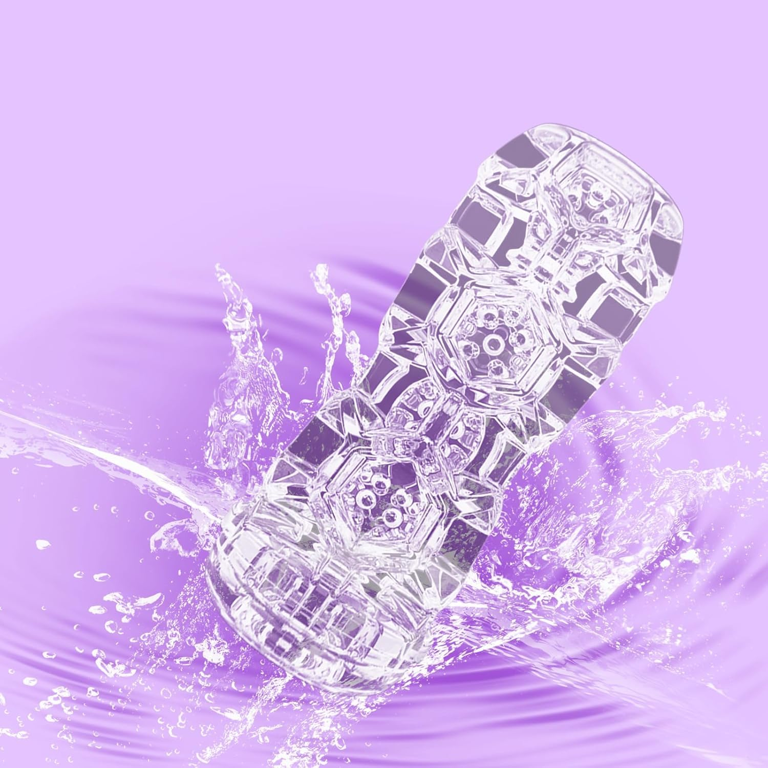 Full Transparent Airplane Cup Men'S Clamp Suction Rotary Trainer Cup Air image number 1