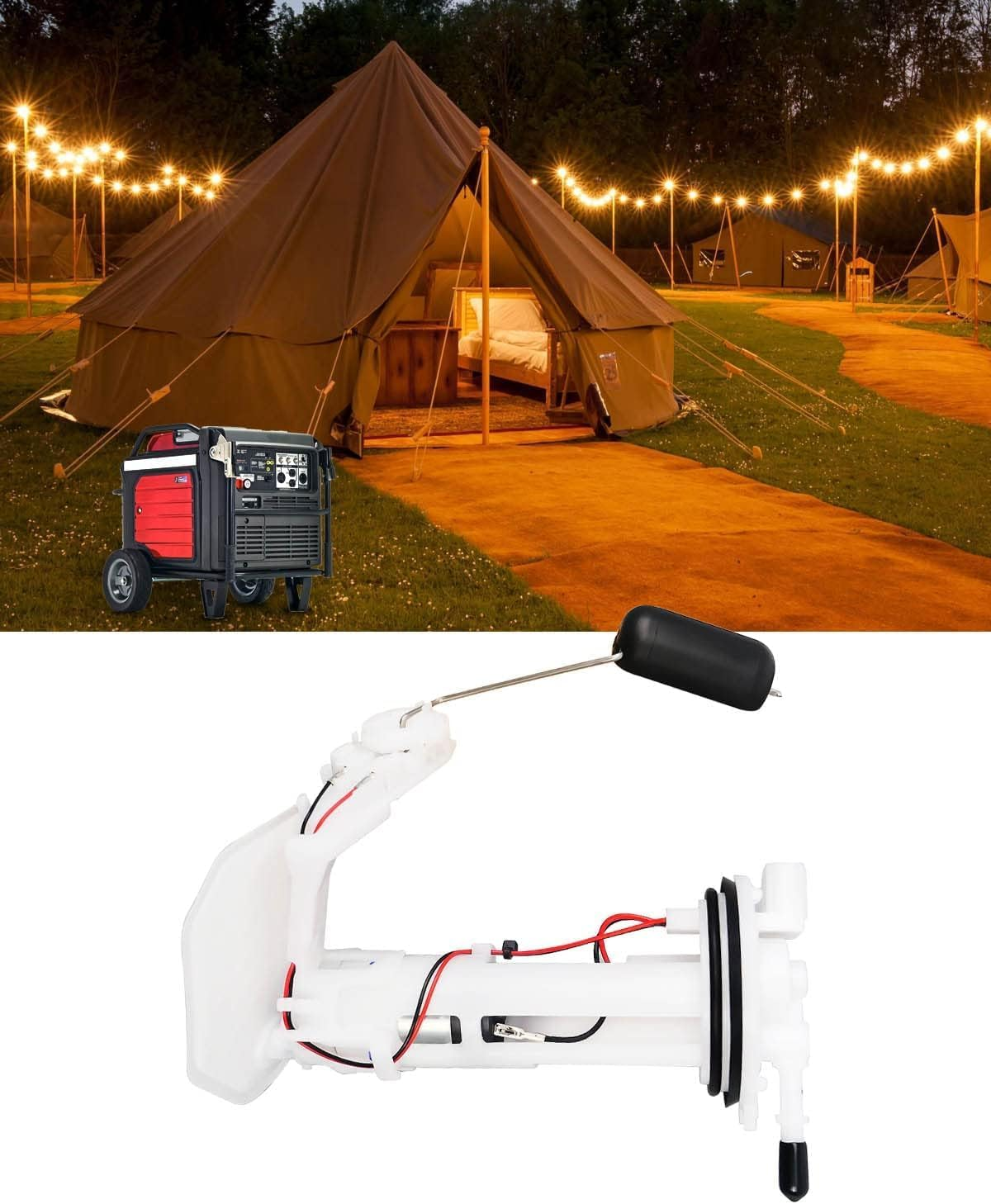 16700-Z37-003 Fuel Pump Assembly Fit for Honda Eu7000I Eu700Isn Generator