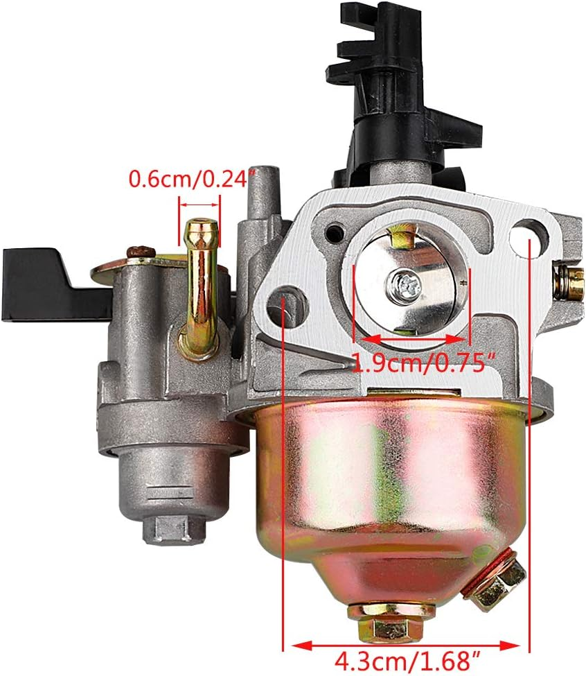 GX160 Carburetor for Honda GX 160 GX168 GX200 5HP 5.5HP 6.5HP Engine Water Pump Pressure Washer Mower 16100-ZH8-W51 Carb with 17210-ZE1-505 Air Filter Throttle Governor Link Rod Spring Kit image number 6