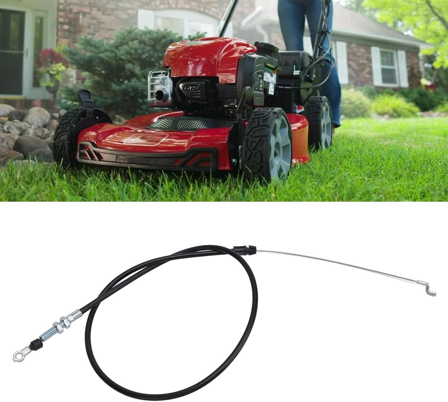 99-6837, 94-4293, 99-5826 Deck Engagement Cable Replacement for Toro Lawn Mower, Deck Cable Assembly Deck Cable Mower Parts image number 6