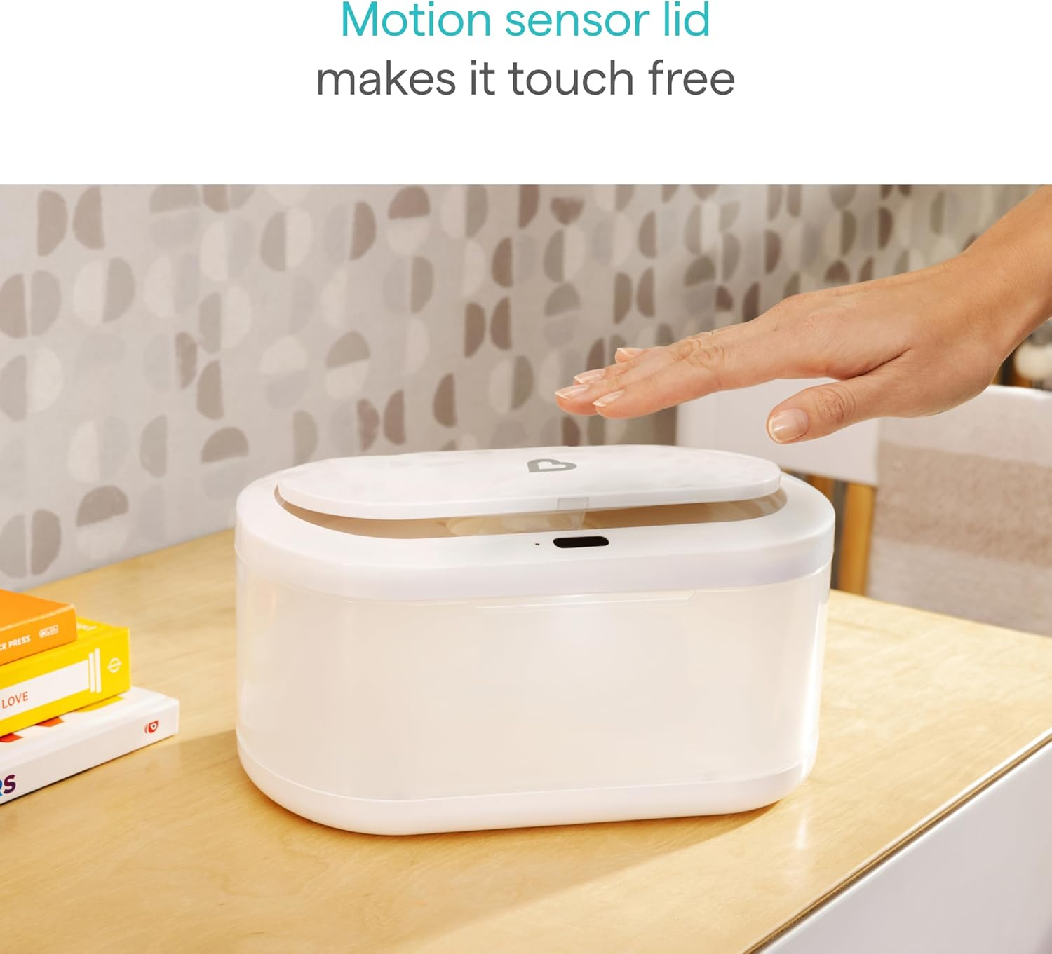 Munchkin Touch Free Baby Wipe Warmer with Nightlight & Motion Sensor, White image number 6