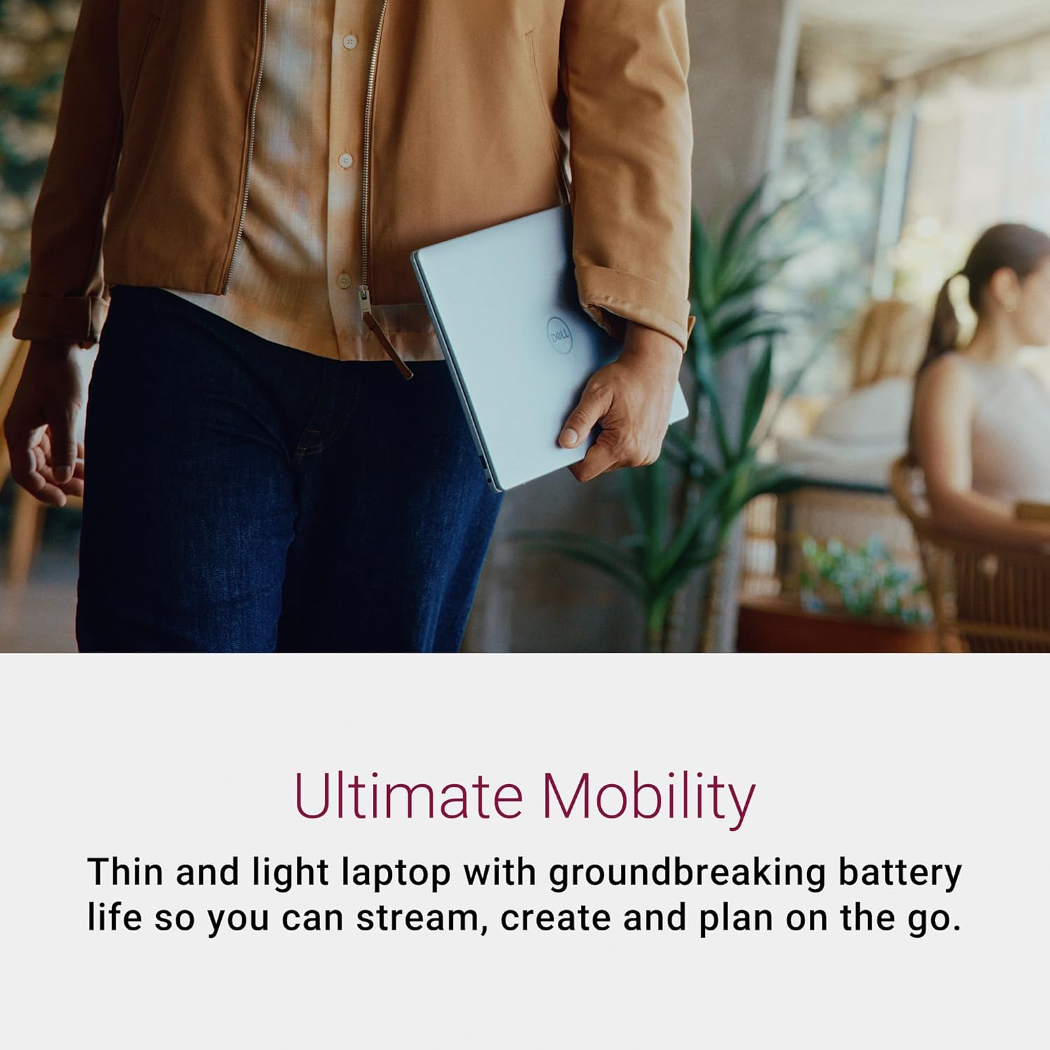 Dell Inspiron 14 plus Copilot+ PC with On-Device AI - Snapdragon&reg; X plus 10 Core Processor - 14" QHD+ Display - 16GB - 512GB SSD - Qualcomm Adreno Graphics - Fingerprint - Ice Blue Metal image number 3