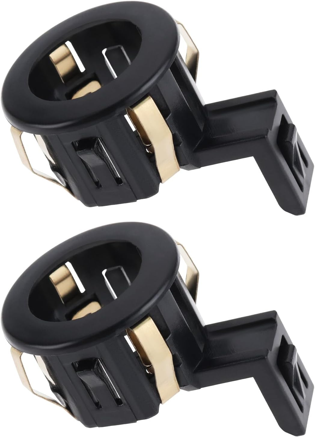 VGOL 2Pcs Car Parking Assist Sensor Shell Car Reversing Radar Cover 39681-TL0-G01ZD 8934833030 Compatible with Honda Compatible with Accord, Black image number 4