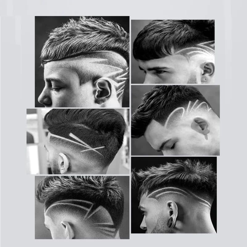 Kemei KM-1071 Electric Hair Clipper UBS Rechargeable Cordless Beard Trimmer Men Powerful Electric Hair Clipper Trimming Tool image number 3