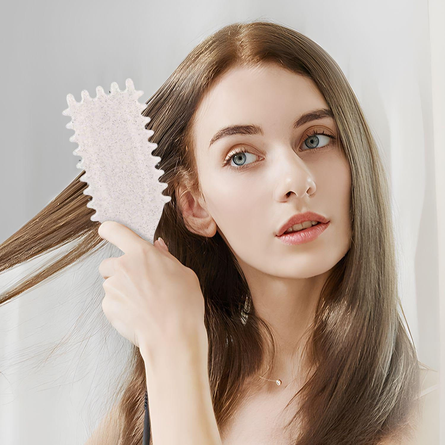 2 Pieces Curling Brush, Curl Styling Brush, Hair Straightening Brush, Massage Brush, Curl Shaping Brush, Women'S Hair Care Brush, Hair Styling Tools